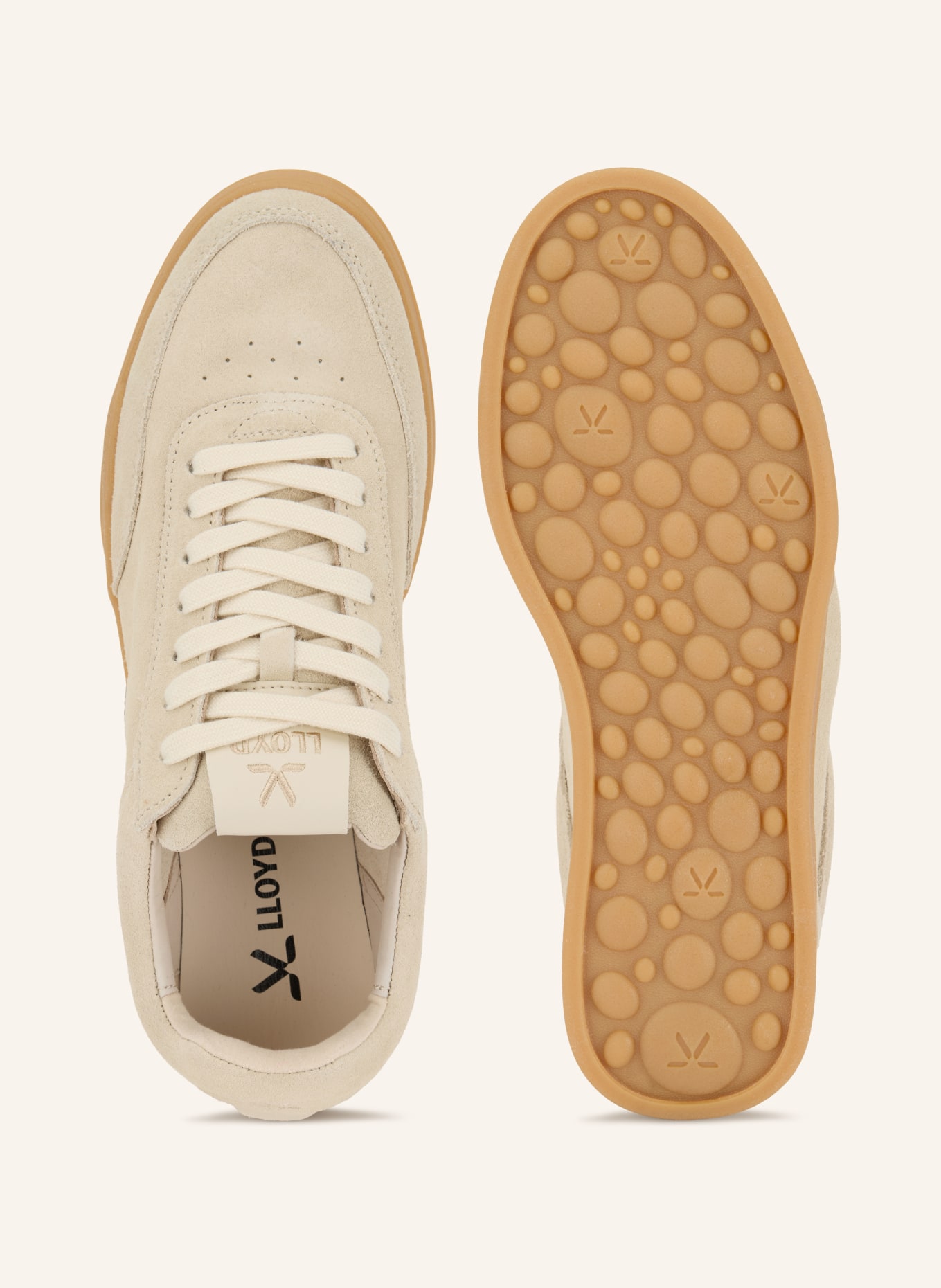 LLOYD PRIME Sneakers: BEIGE / CAMEL
