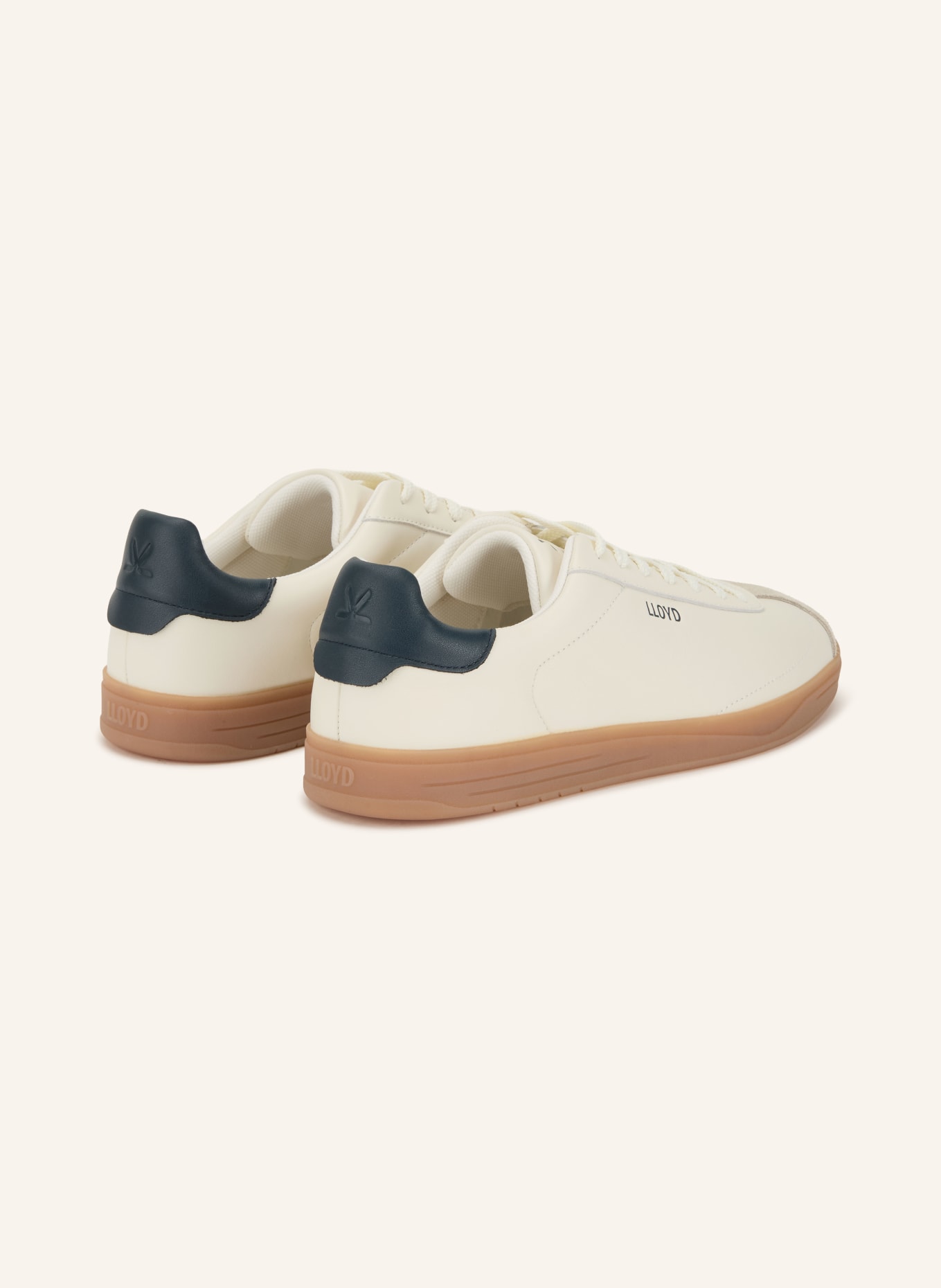 LLOYD ONIRA Sneakers: ECRU / LIGHT GRAY / BLACK