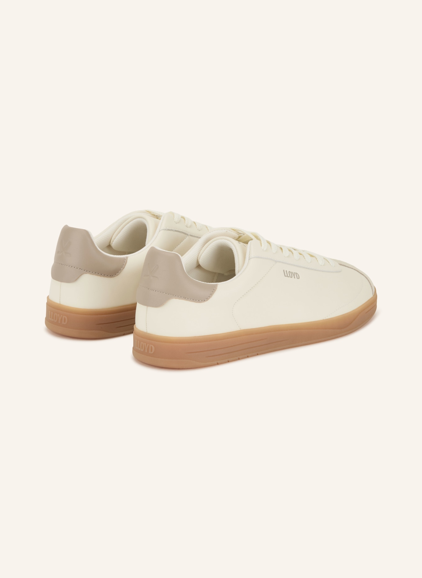LLOYD ONIRA Sneakers: ECRU / LIGHT GRAY / GRAY
