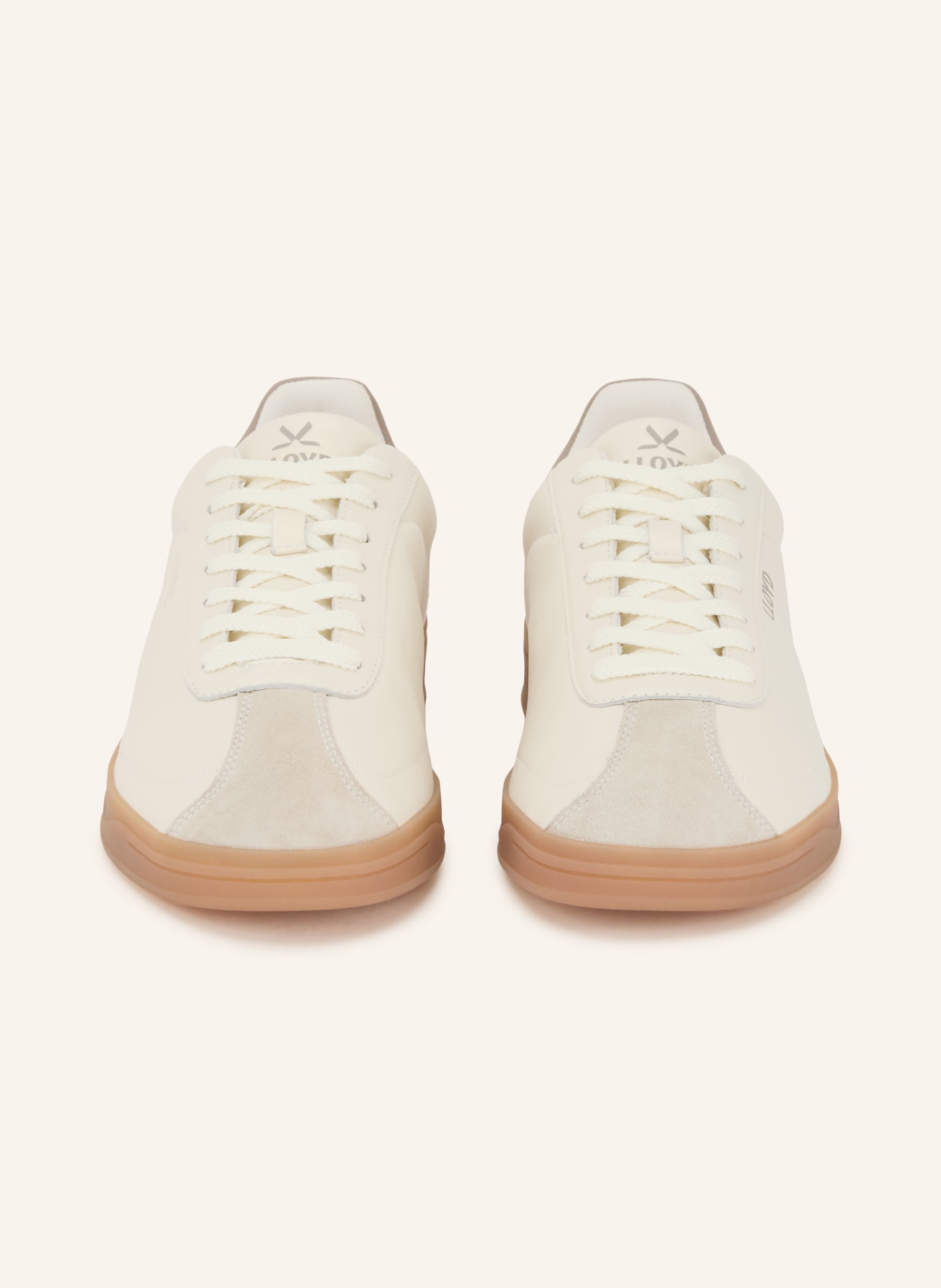 LLOYD ONIRA Sneakers: ECRU / LIGHT GRAY / GRAY