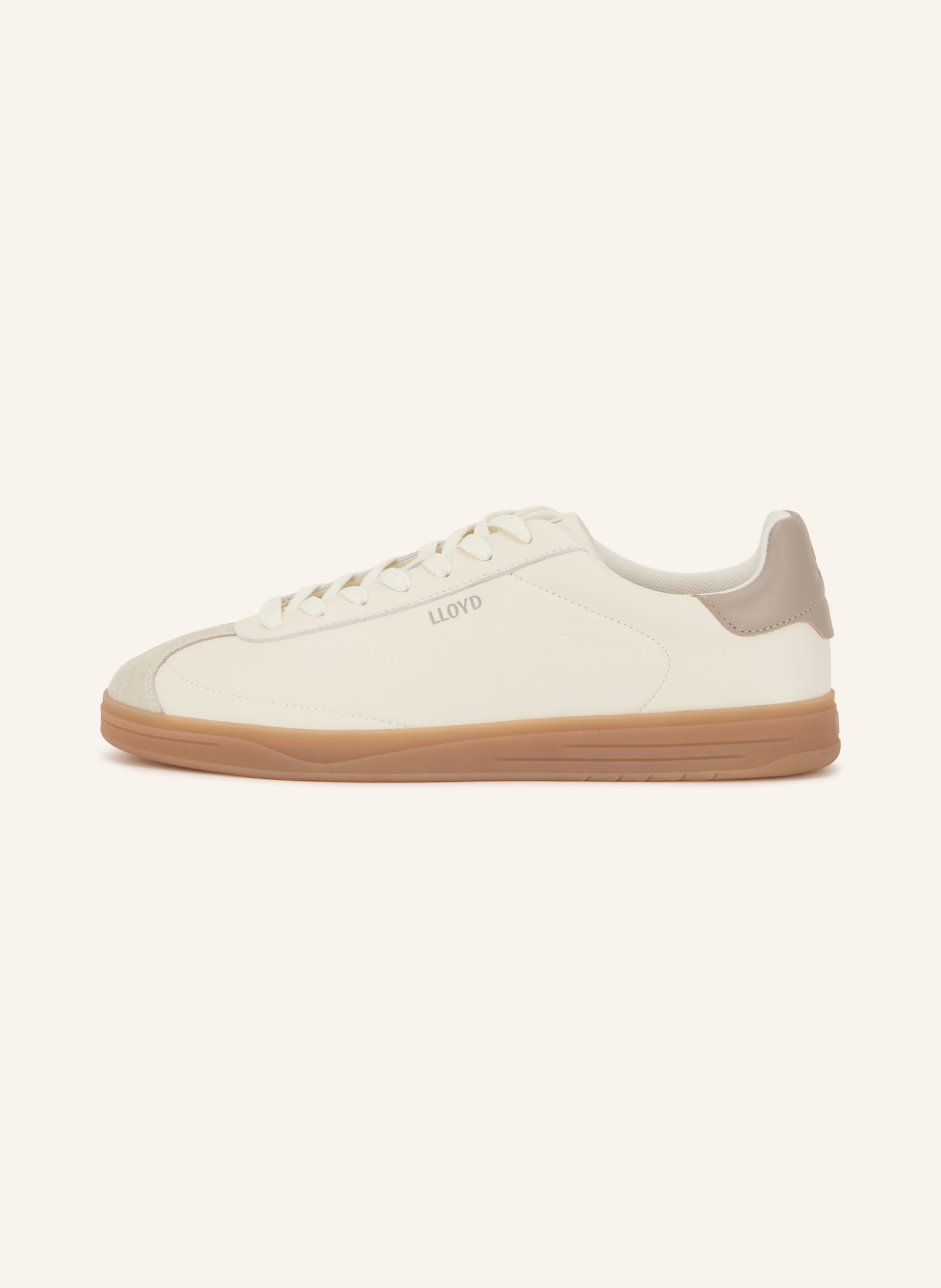 LLOYD ONIRA Sneakers: ECRU / LIGHT GRAY / GRAY