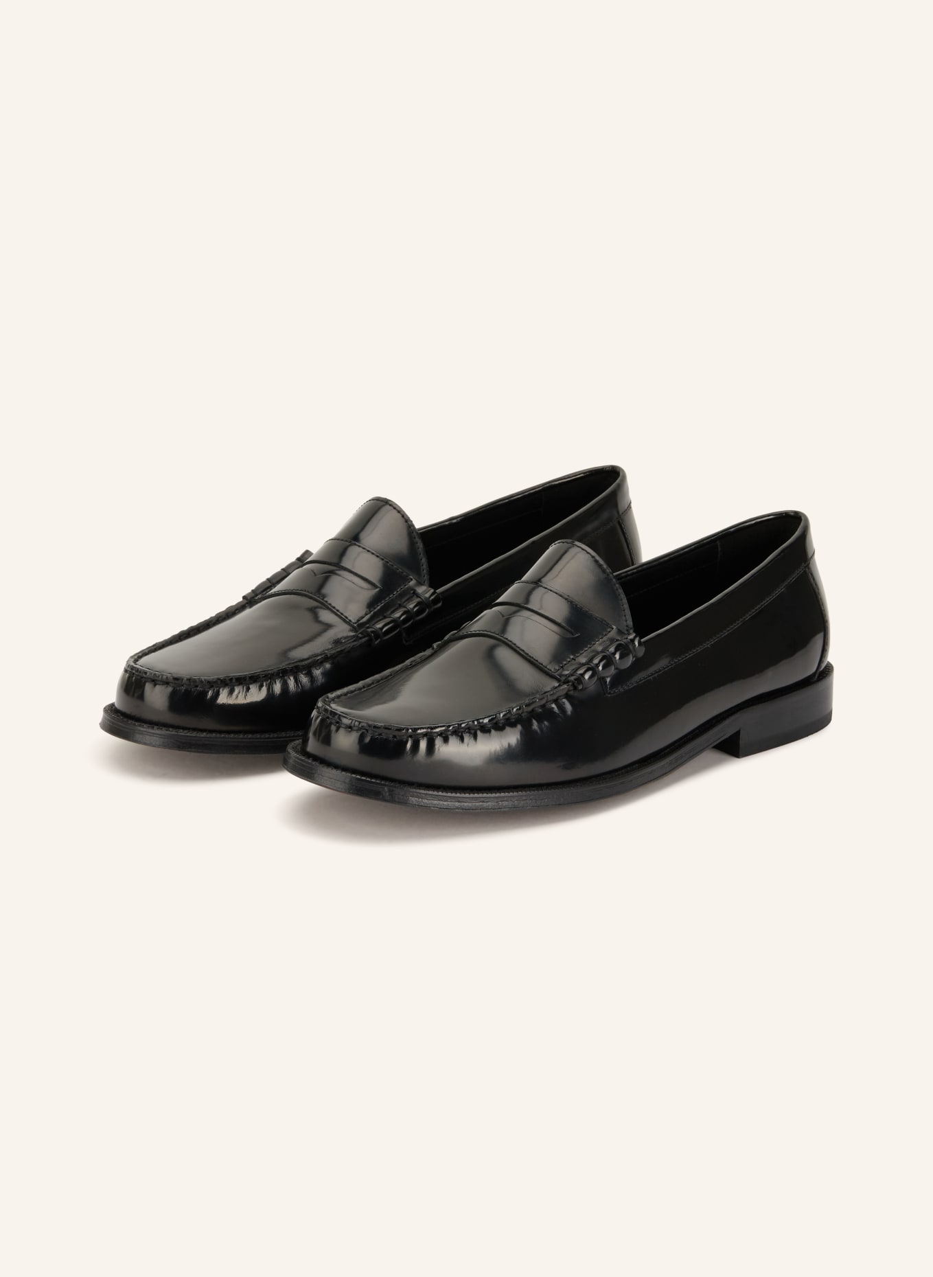LLOYD CLOUT MOVE Penny Loafers: BLACK