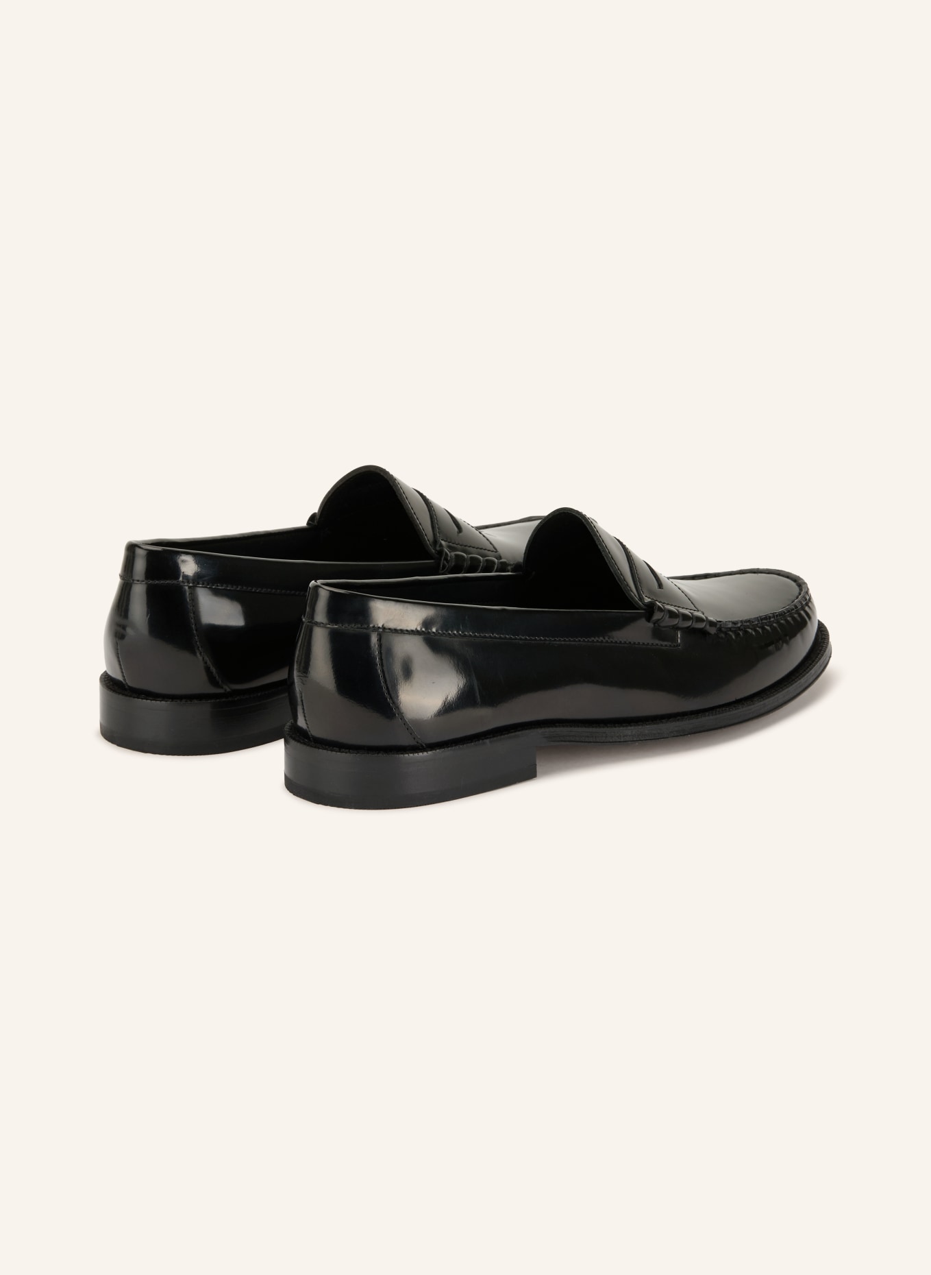 LLOYD CLOUT MOVE Penny Loafers: BLACK