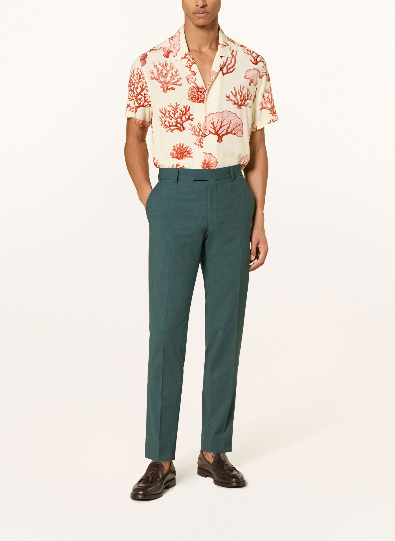 STRELLSON MELWIN Slim Fit Suit Pants: 305 Dark Green 305