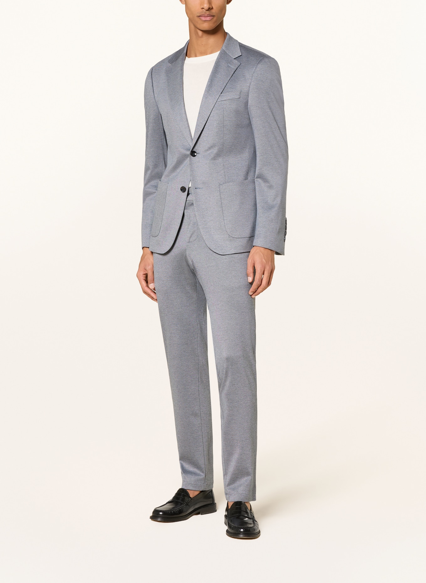 STRELLSON ARNDT slim fit suit jacket made from jersey: 410 Navy 410