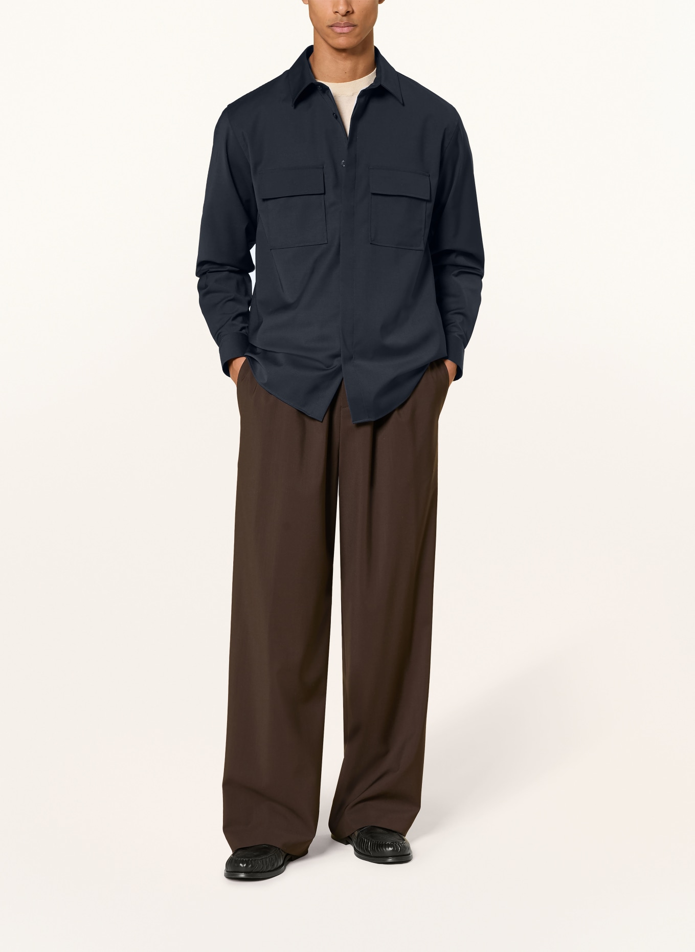 DIGEL move ARION Overshirt: DARK BLUE