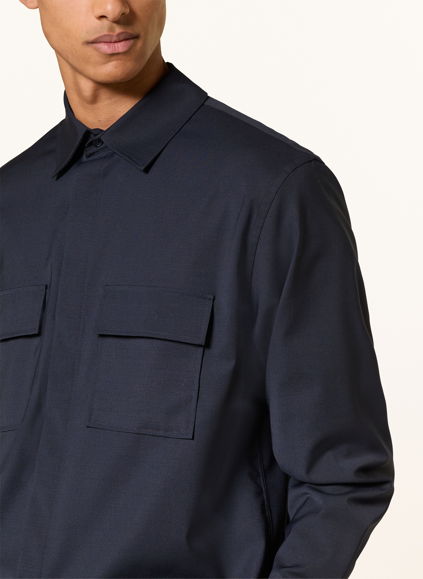 DIGEL move ARION Overshirt: DARK BLUE