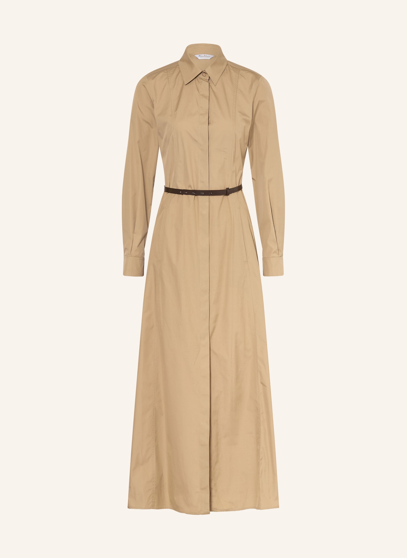 Max Mara ADUNCO Shirt Dress: BEIGE
