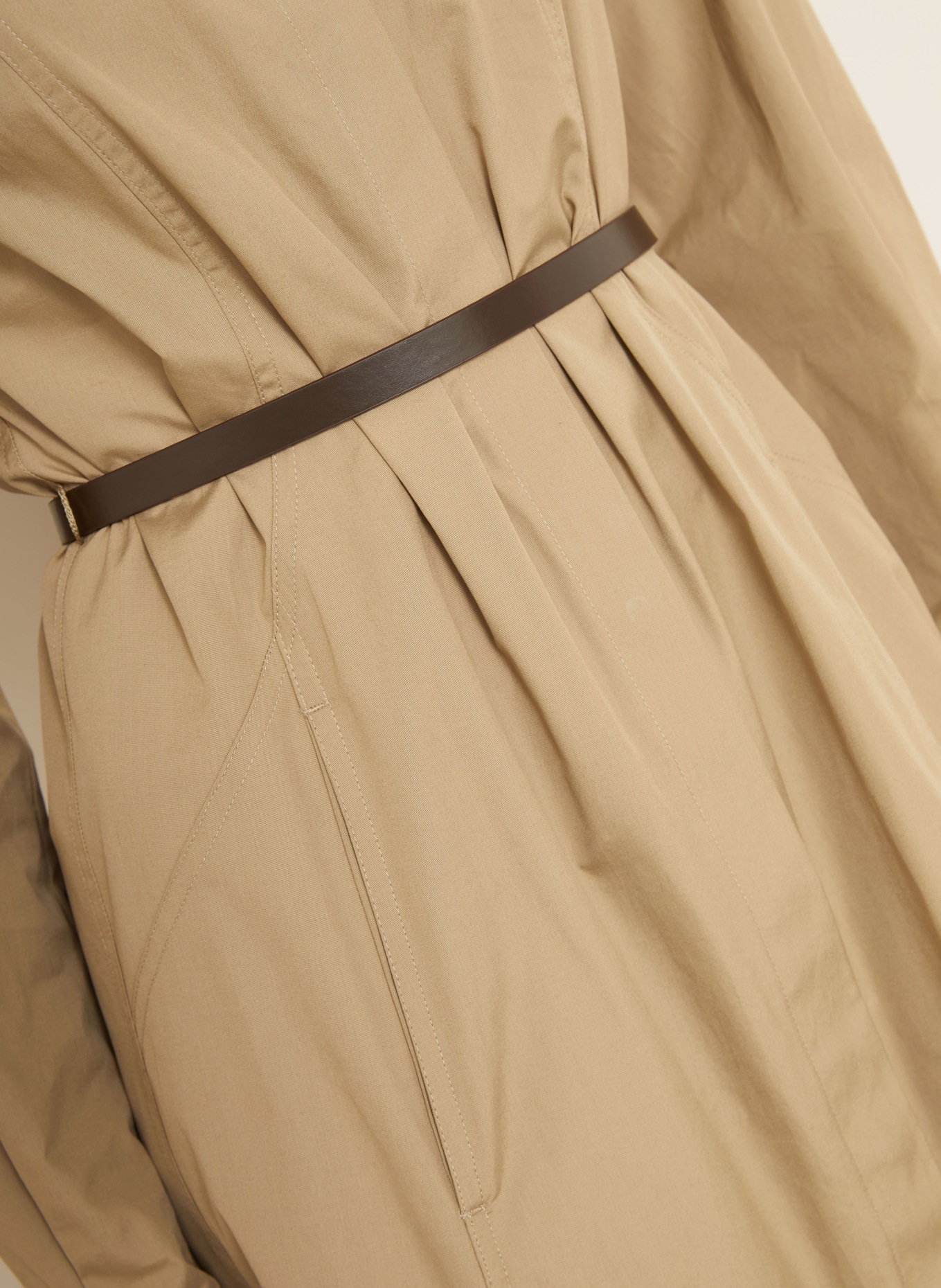 Max Mara ADUNCO Shirt Dress: BEIGE