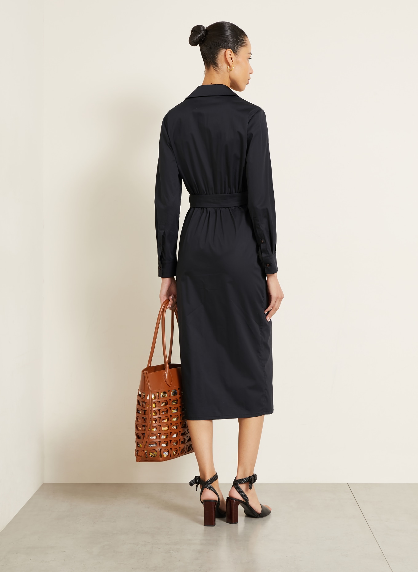 Max Mara OTTELIA Wrap Dress: BLACK