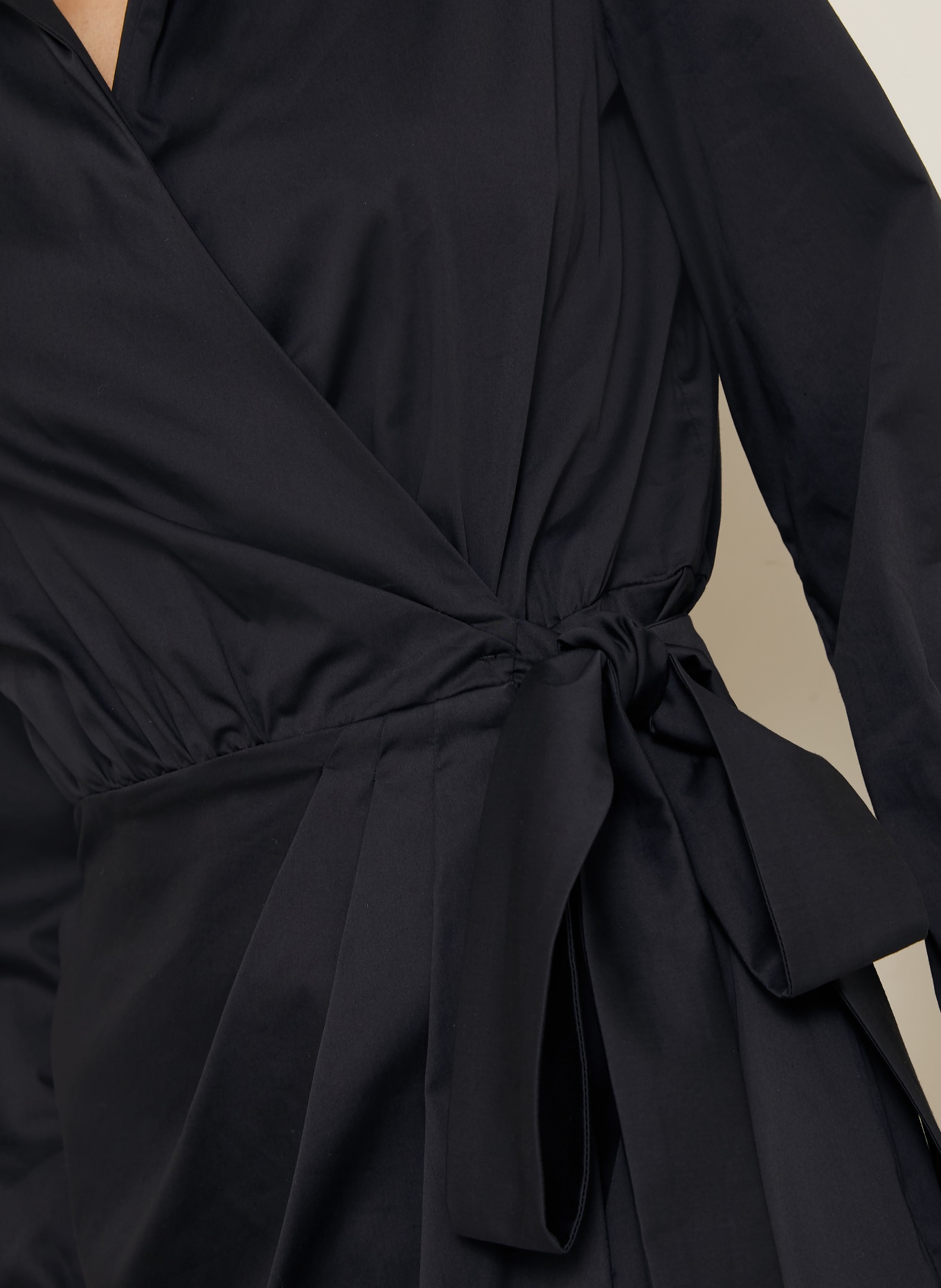 Max Mara OTTELIA Wrap Dress: BLACK