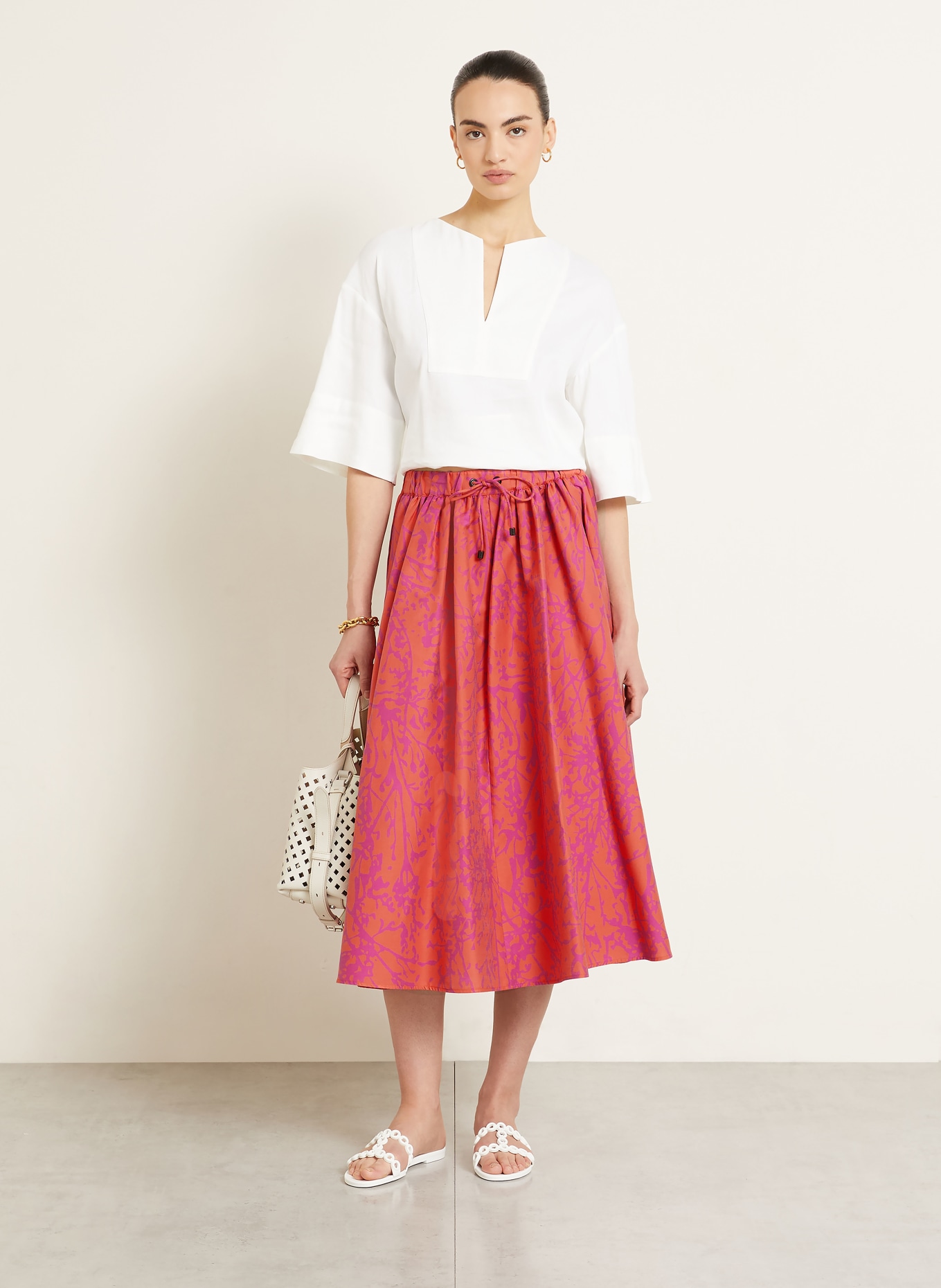 Max Mara Sukně: ČERVENÁ / FIALOVÁ