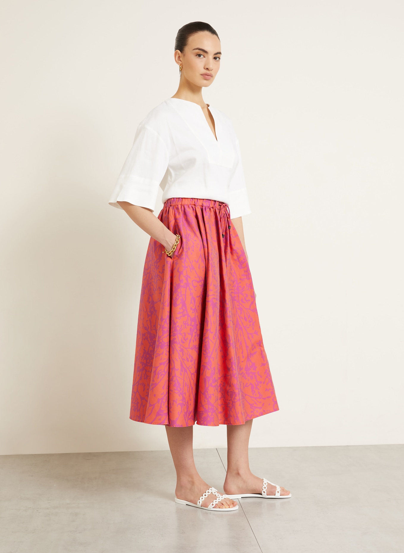 Max Mara Sukně: ČERVENÁ / FIALOVÁ