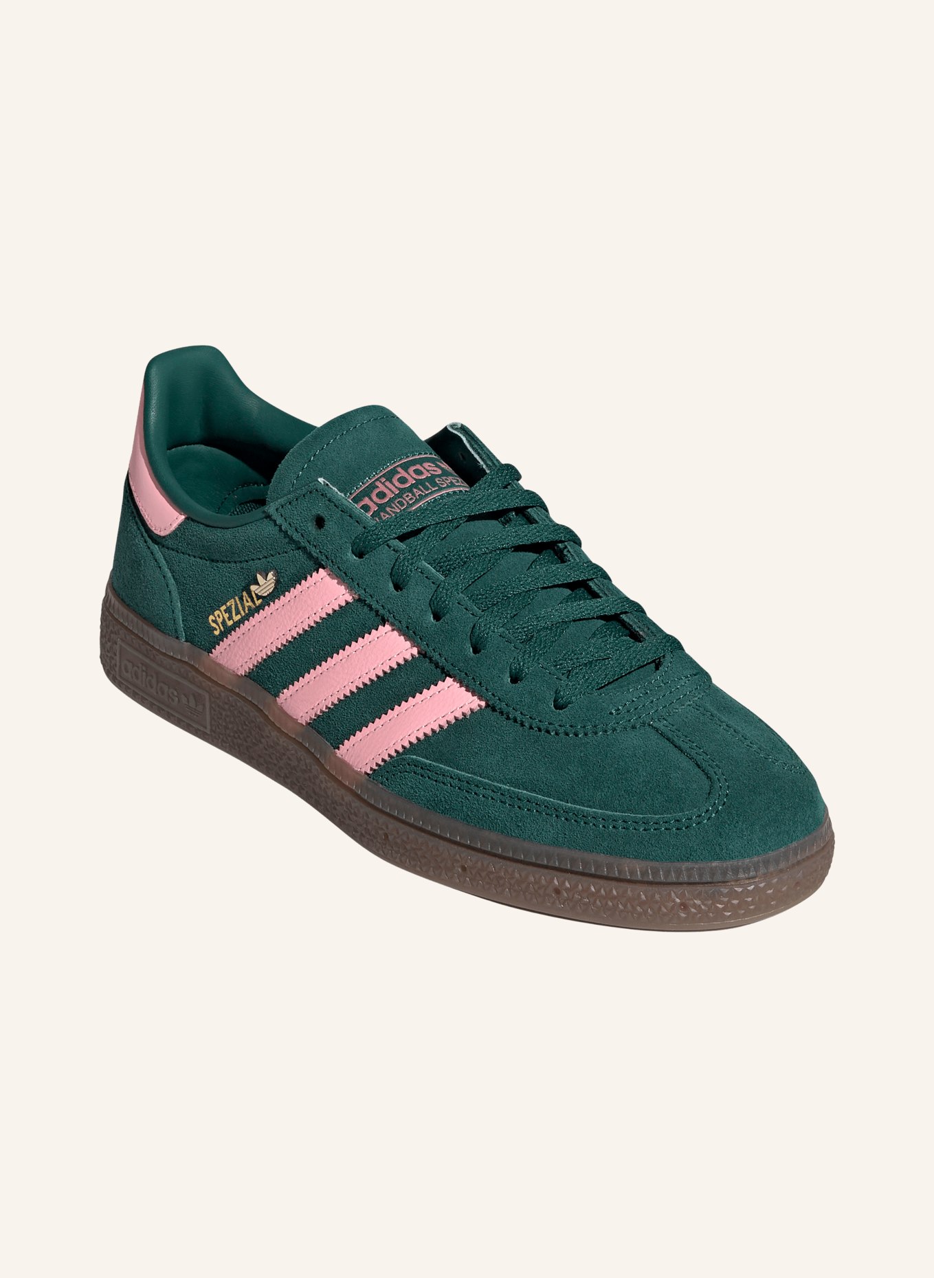adidas Originals Sneaker HANDBAL SPECIAL: DONKERGROEN / ROZE