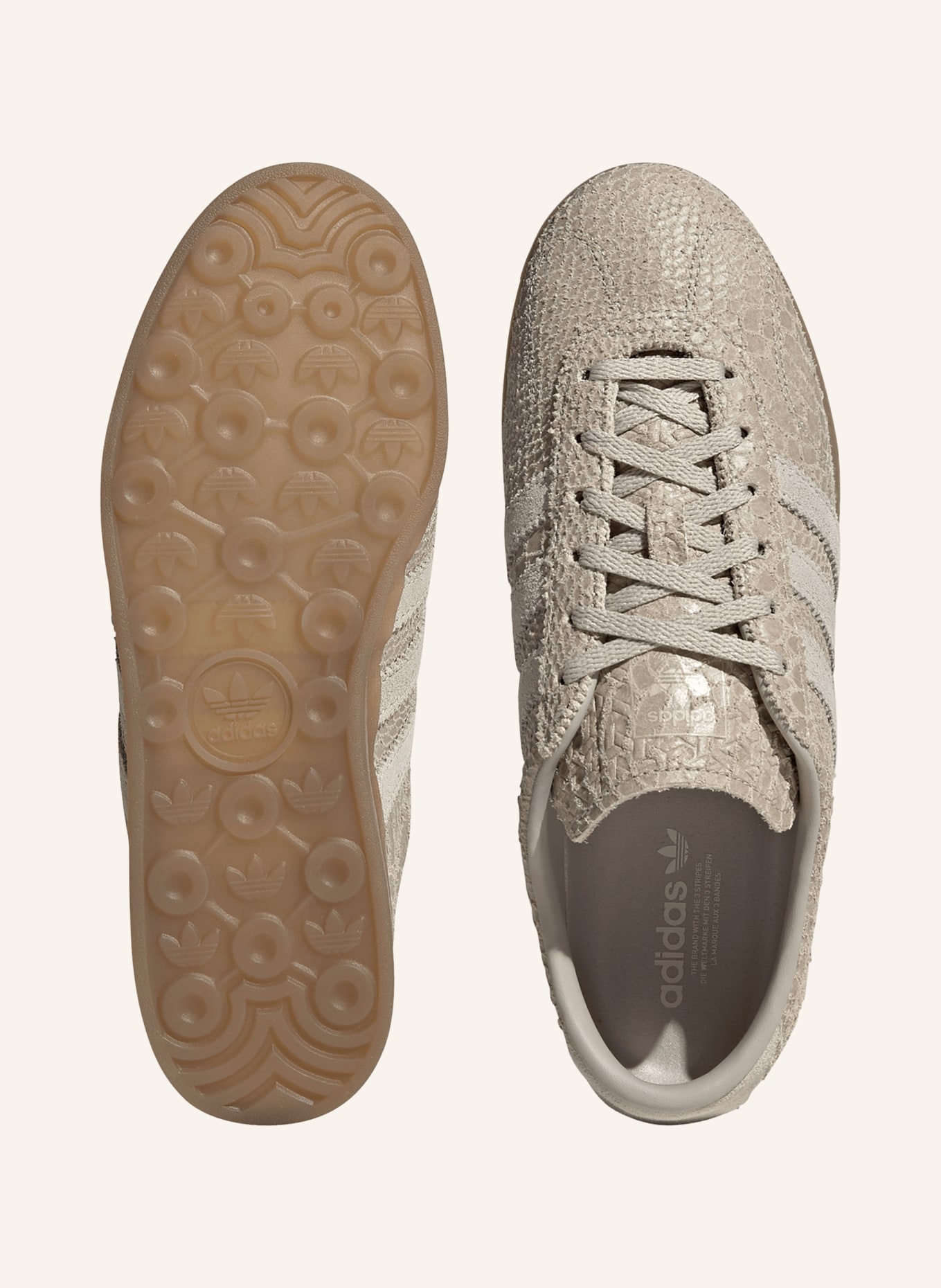 adidas Originals GAZELLE LO PRO Sneakers: BEIGE