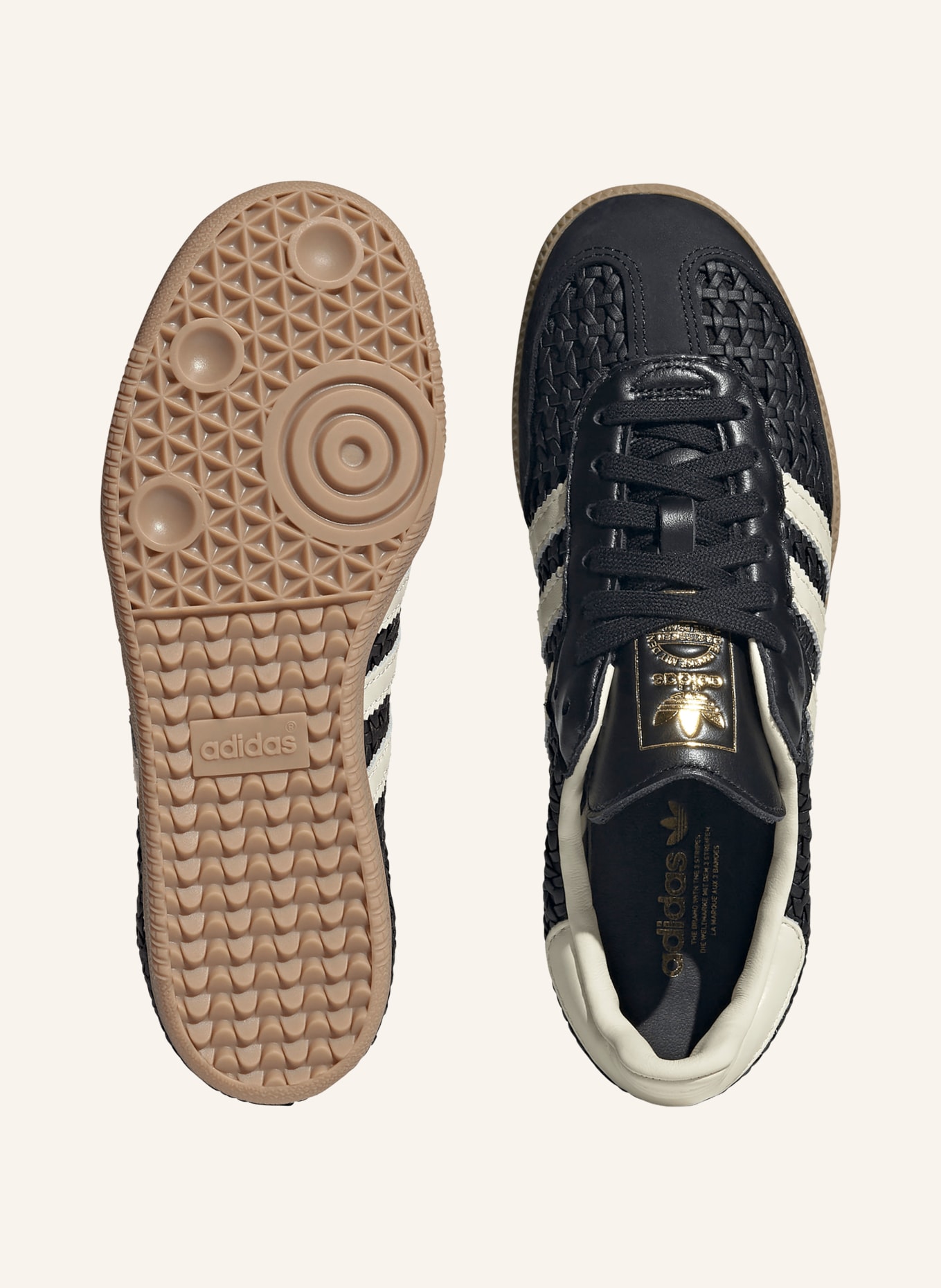 adidas Originals Sneaker SAMBA OG: ZWART / CRÈME