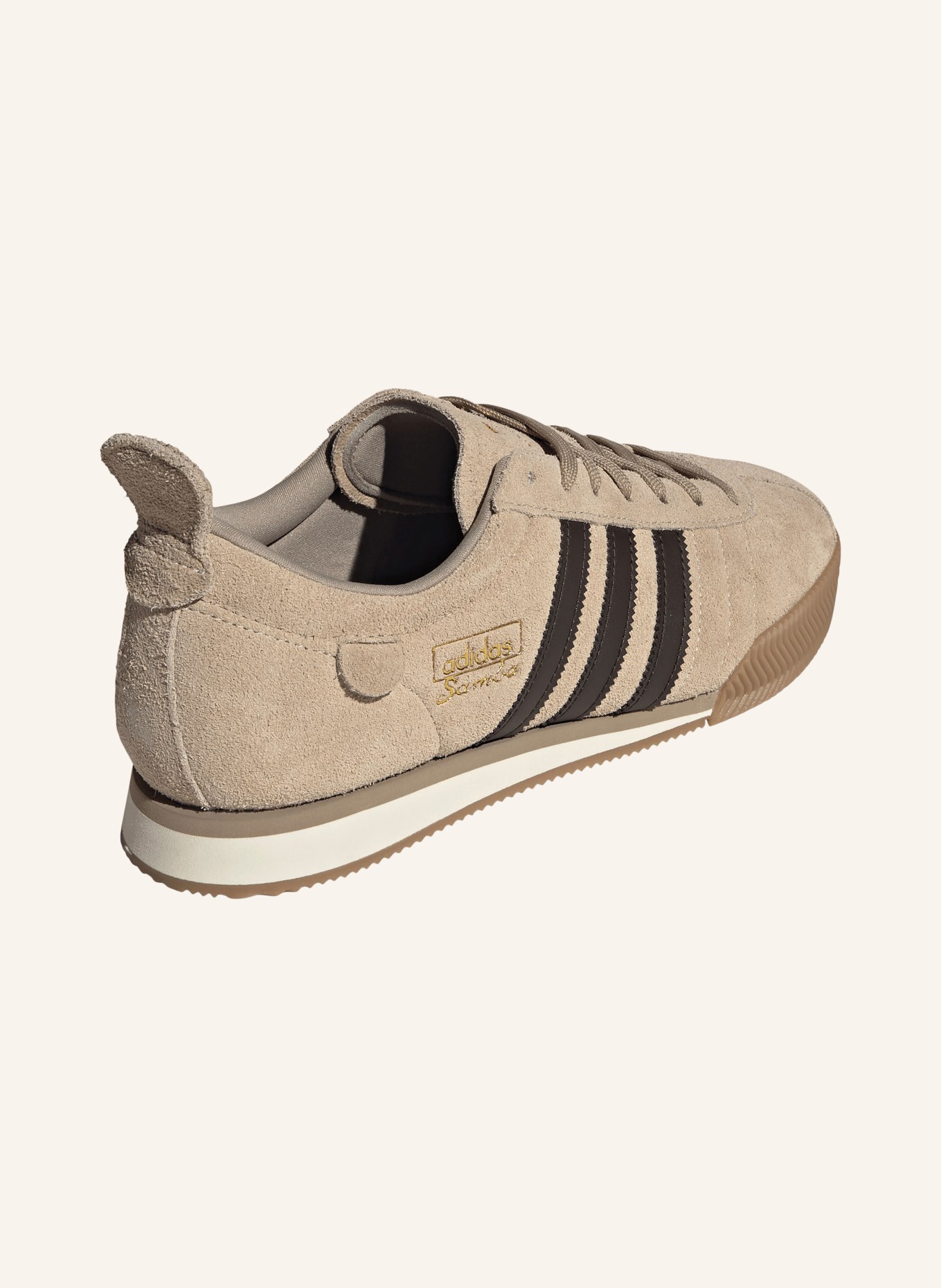 adidas Originals SAMBA 62 SUPER Sneakers: BEIGE / DARK BROWN