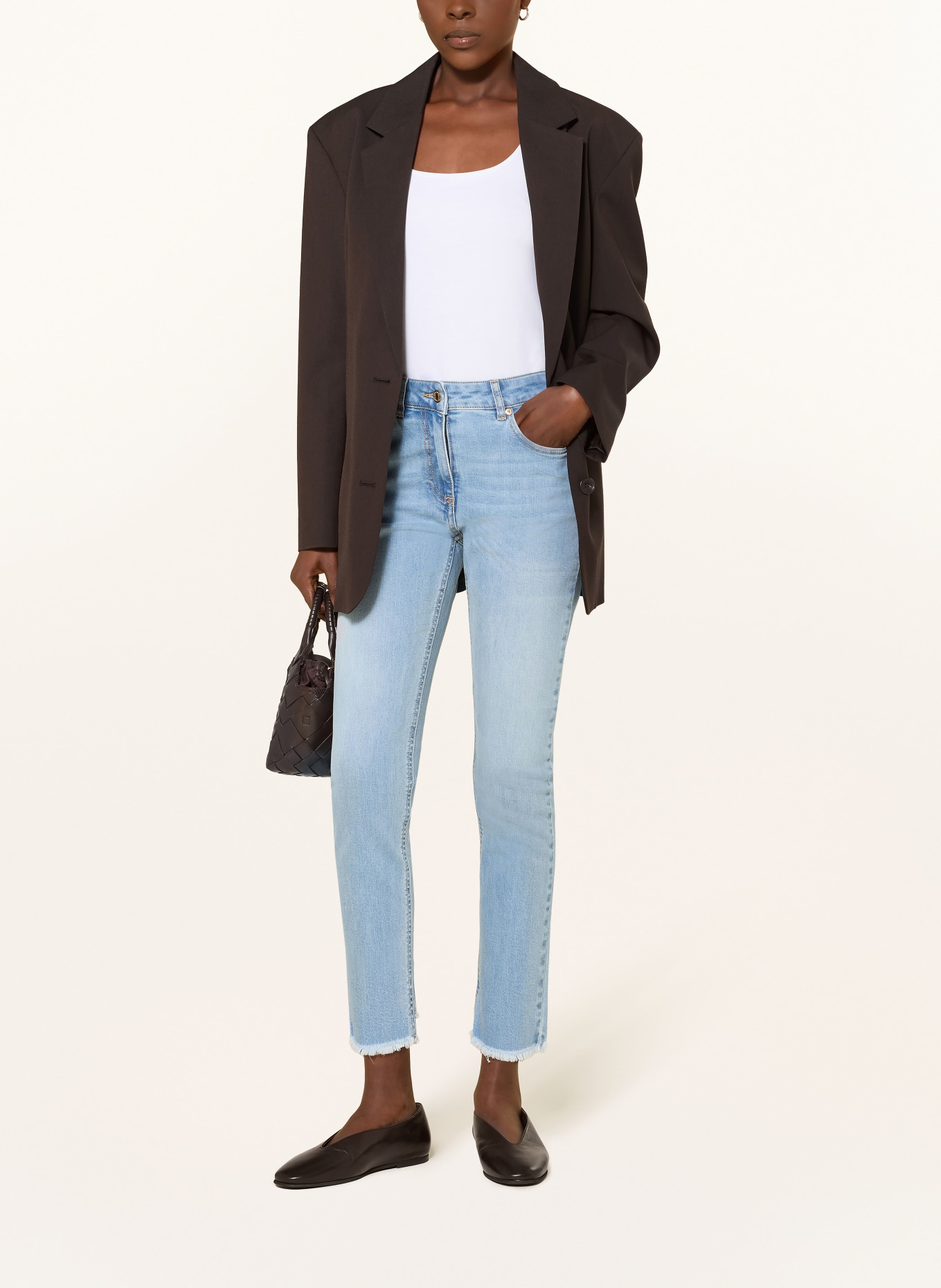 pamela henson Skinny Jeans PHCINQF: BAD bleached hellblau