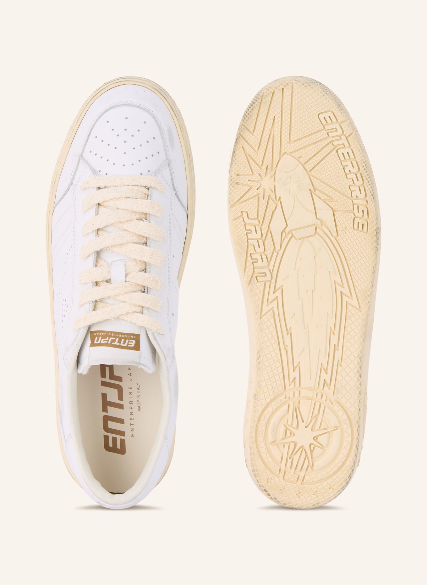 ENTERPRISE JAPAN Buty sportowe JUPITER ROCKET: BIAŁY