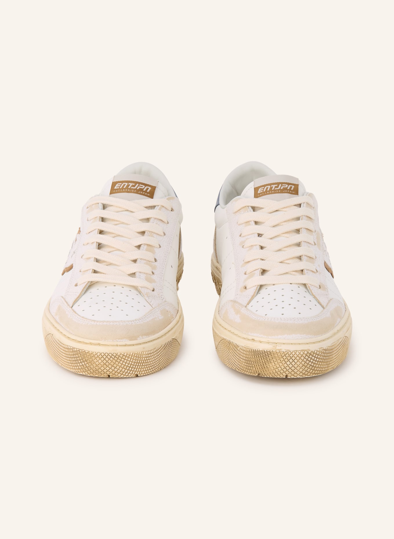 ENTERPRISE JAPAN Buty sportowe JUPITER ROCKET: BIAŁY / BEŻOWY / GRANATOWY