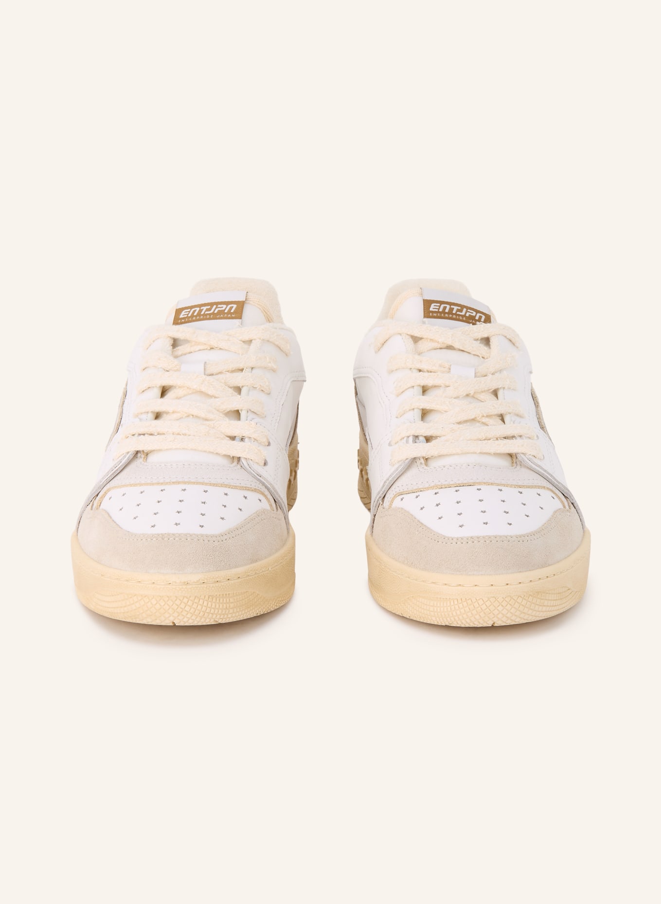 ENTERPRISE JAPAN Buty sportowe EGG ROCKET: BIAŁY / JASNOCZARY