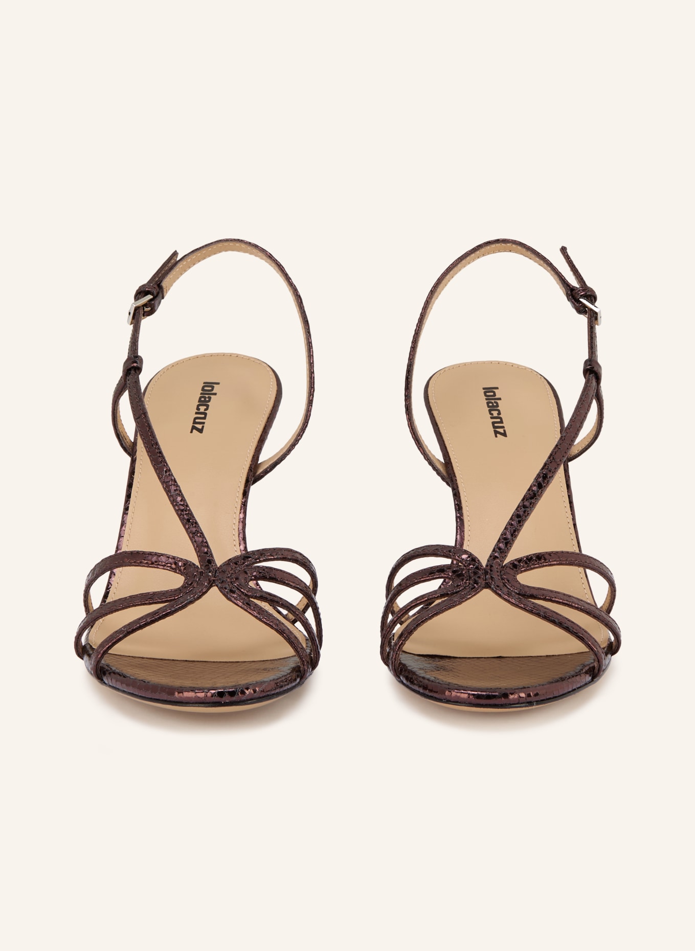 Lola Cruz Sandaletten TATI: DUNKELBRAUN