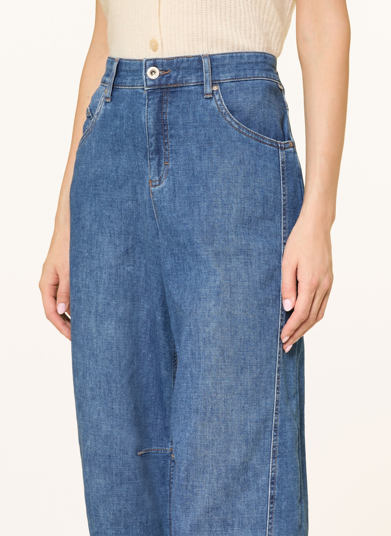 BRAX MEGAN Barrel Jeans: 25 USED REGULAR BLUE