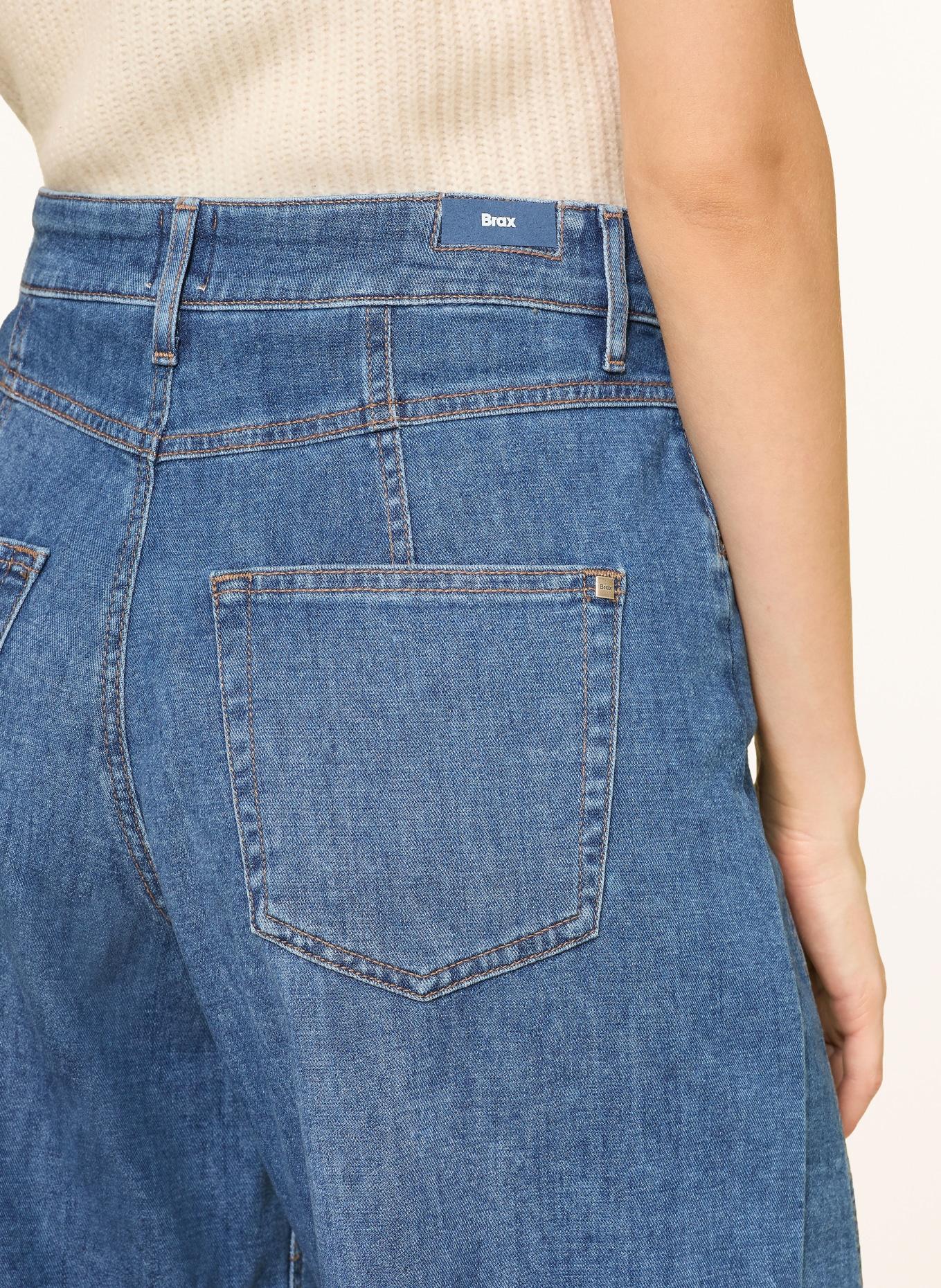 BRAX MEGAN Barrel Jeans: 25 USED REGULAR BLUE