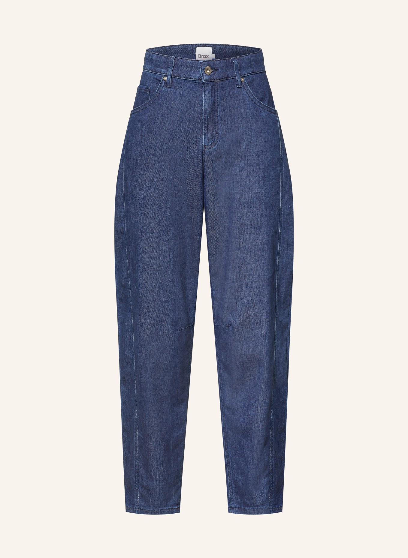 BRAX MEGAN Barrel Jeans: 22 CLEAN DARK BLUE