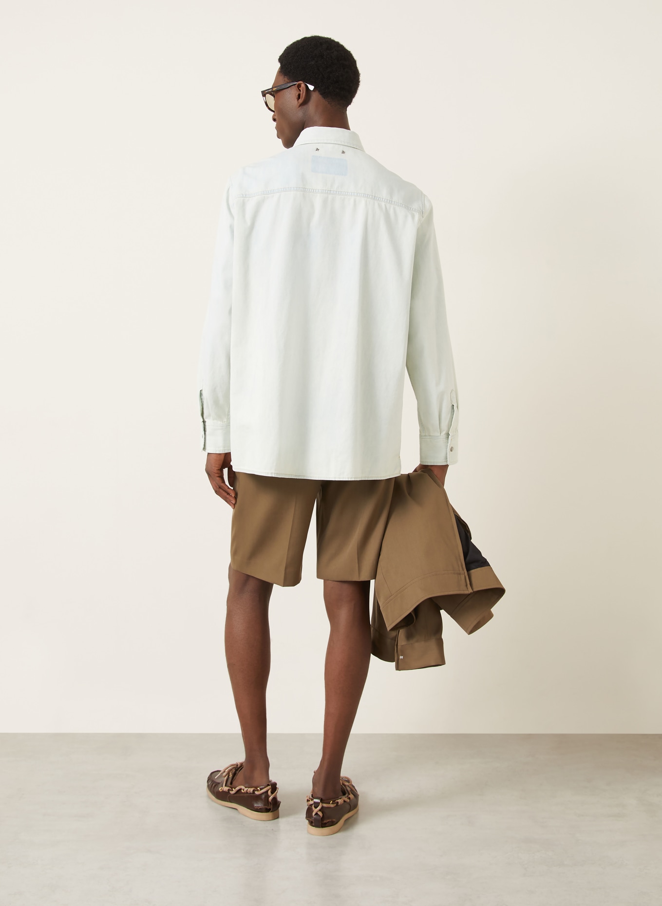 GOLDEN GOOSE Jeanshemd JOURNEY Oversized Fit: HELLBLAU