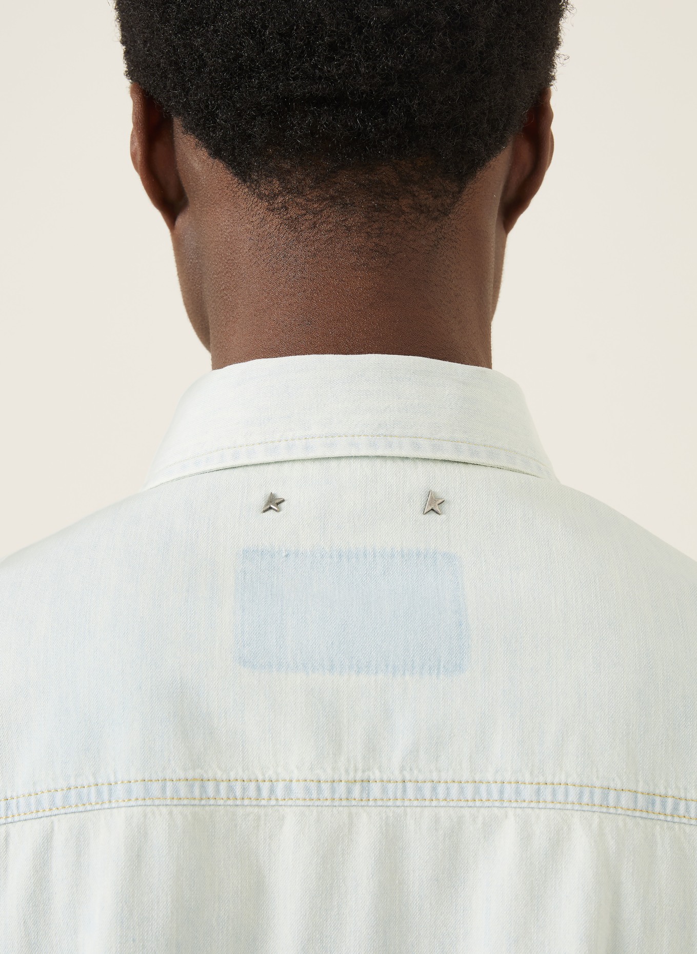 GOLDEN GOOSE Jeanshemd JOURNEY Oversized Fit: HELLBLAU