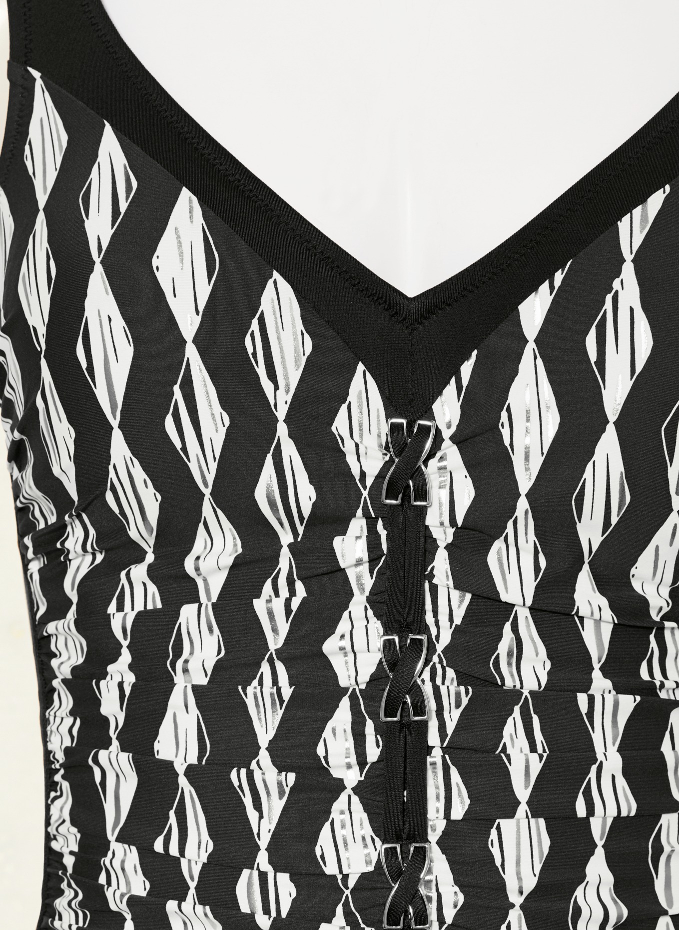 Charmline Maillot de bain GILDED GRAPHIC: NOIR / OR / BLANC