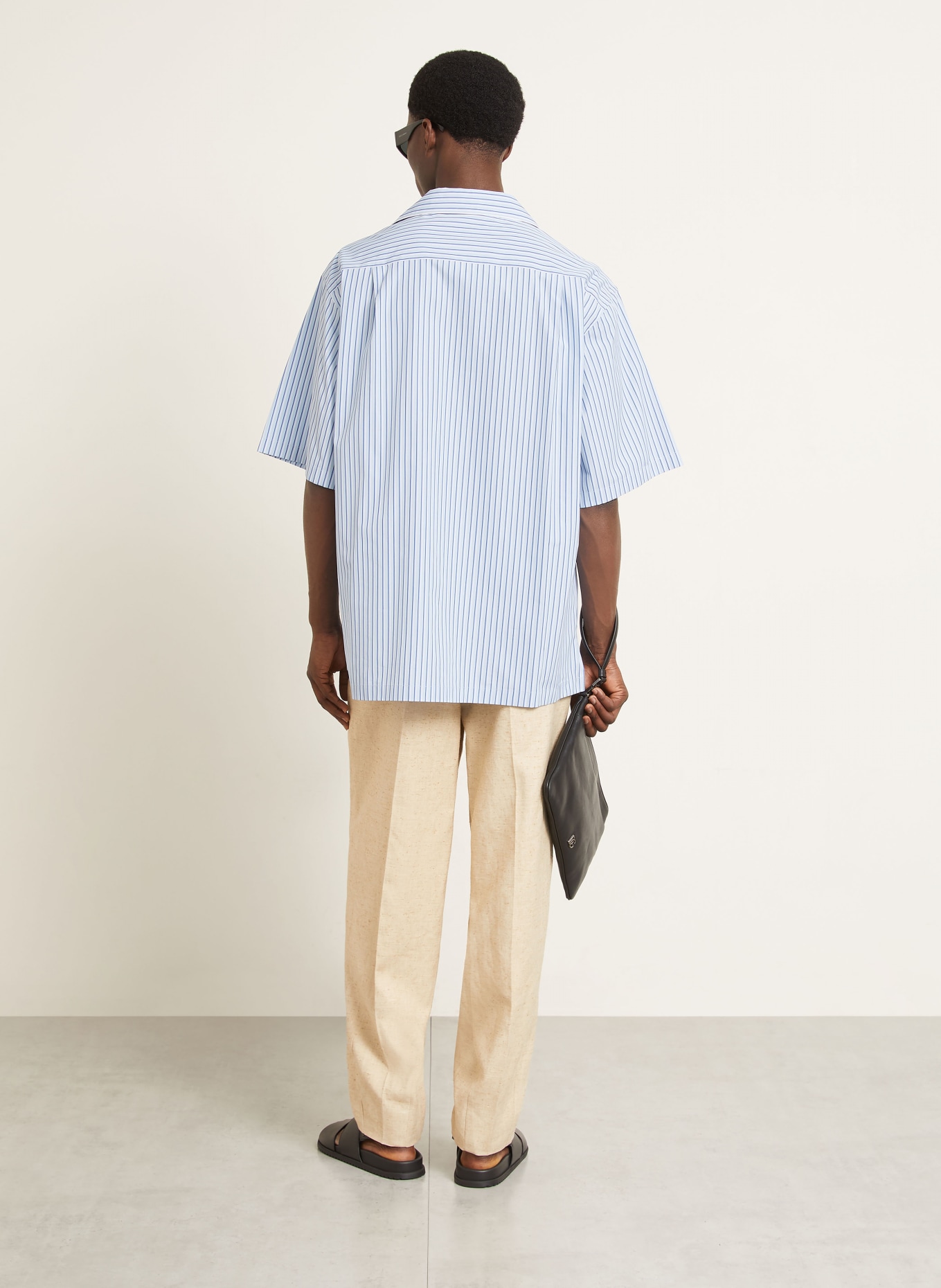 DOLCE & GABBANA Resorthemd Comfort Fit: HELLBLAU / BLAU / WEISS