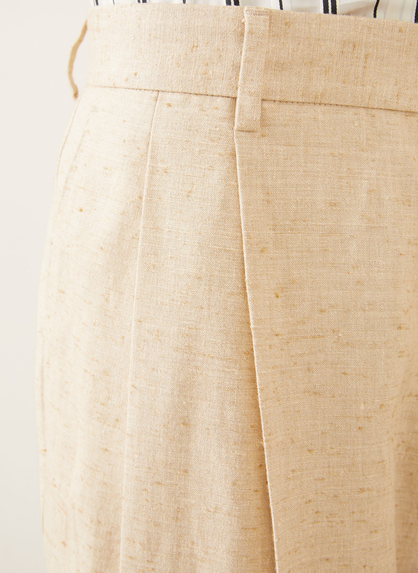 DOLCE & GABBANA Anzughose Slim Fit: S8230 MELANGE BIANCHI-BEIG