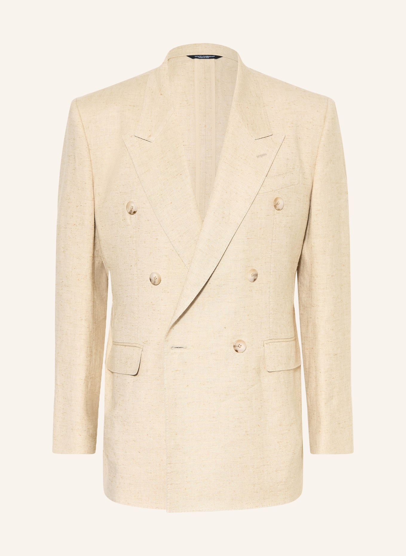 DOLCE & GABBANA Anzugsakko Slim Fit: S8230 MELANGE BIANCHI-BEIG