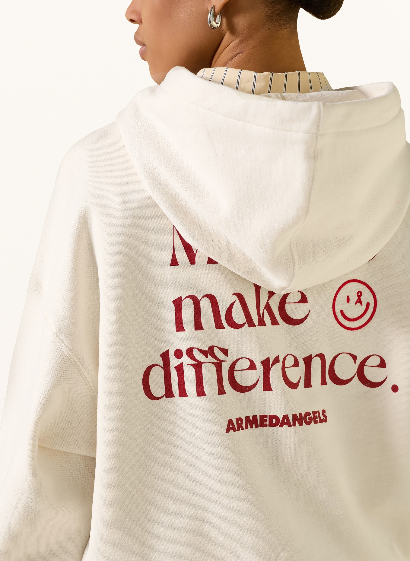 ARMEDANGELS Oversized-Hoodie FRANCISARAA: CREME