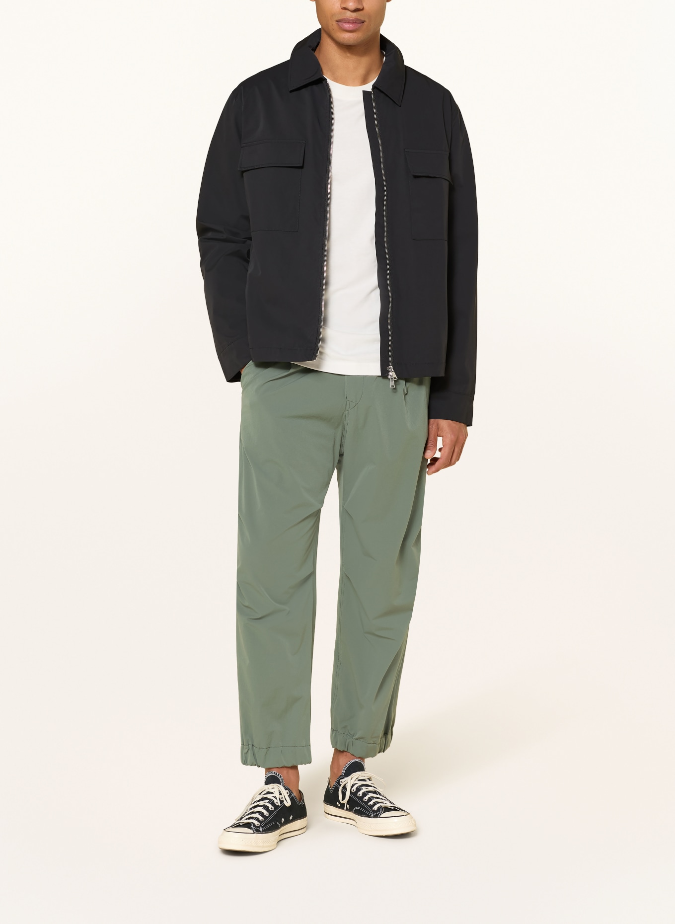 DRYKORN Hose LIROG Slim Fit: GRÜN