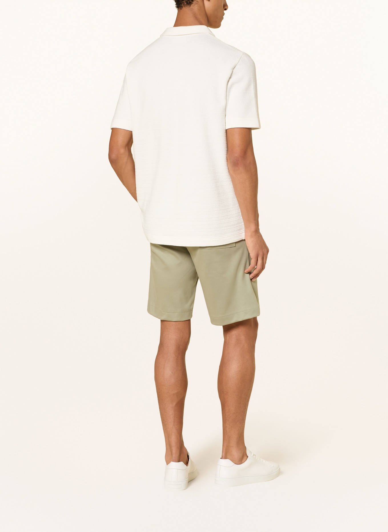 DESOTO Regular-Fit Jersey Shorts: LIGHT GREEN