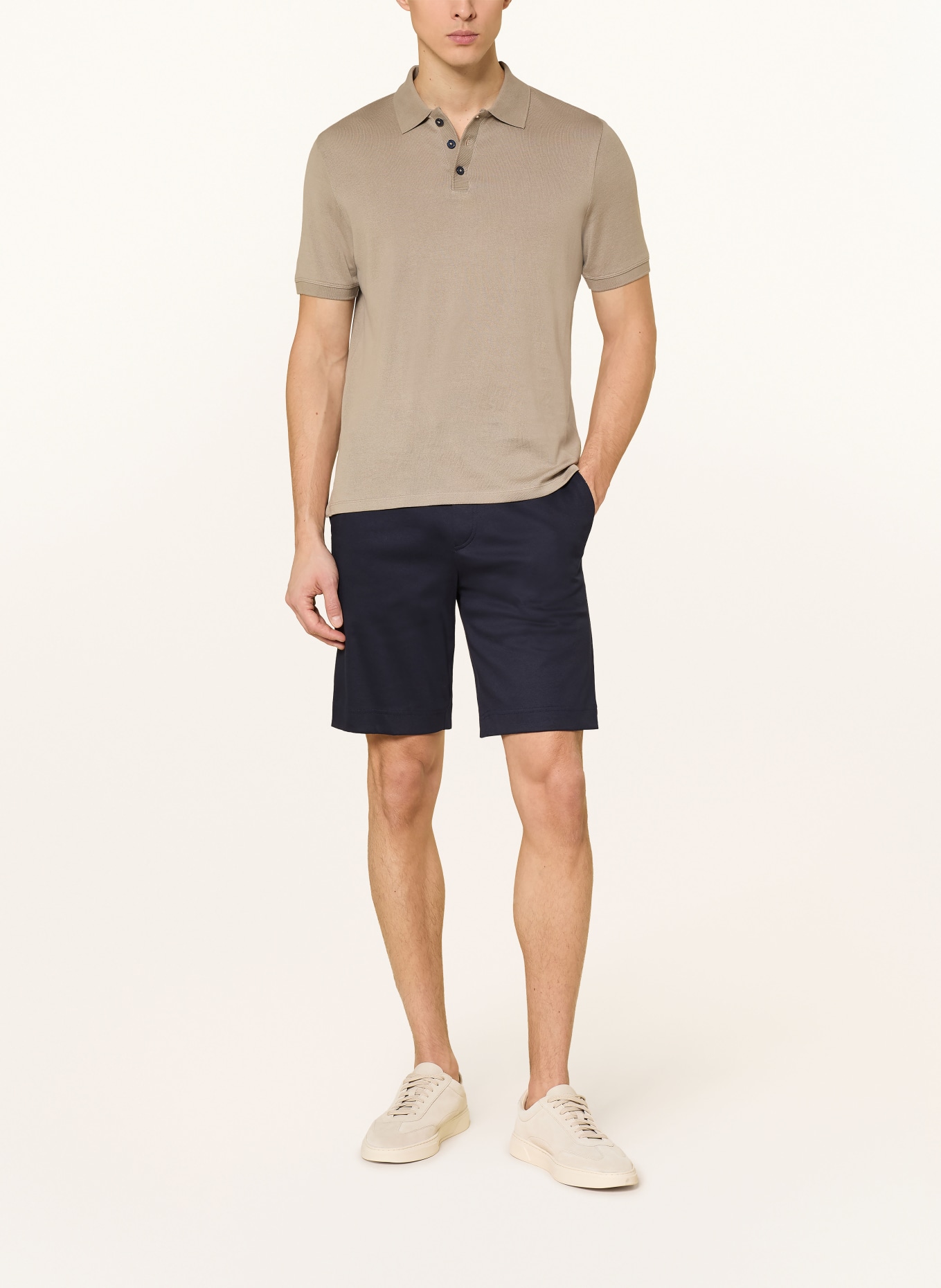 DESOTO Jerseyshorts Regular Fit: DUNKELBLAU