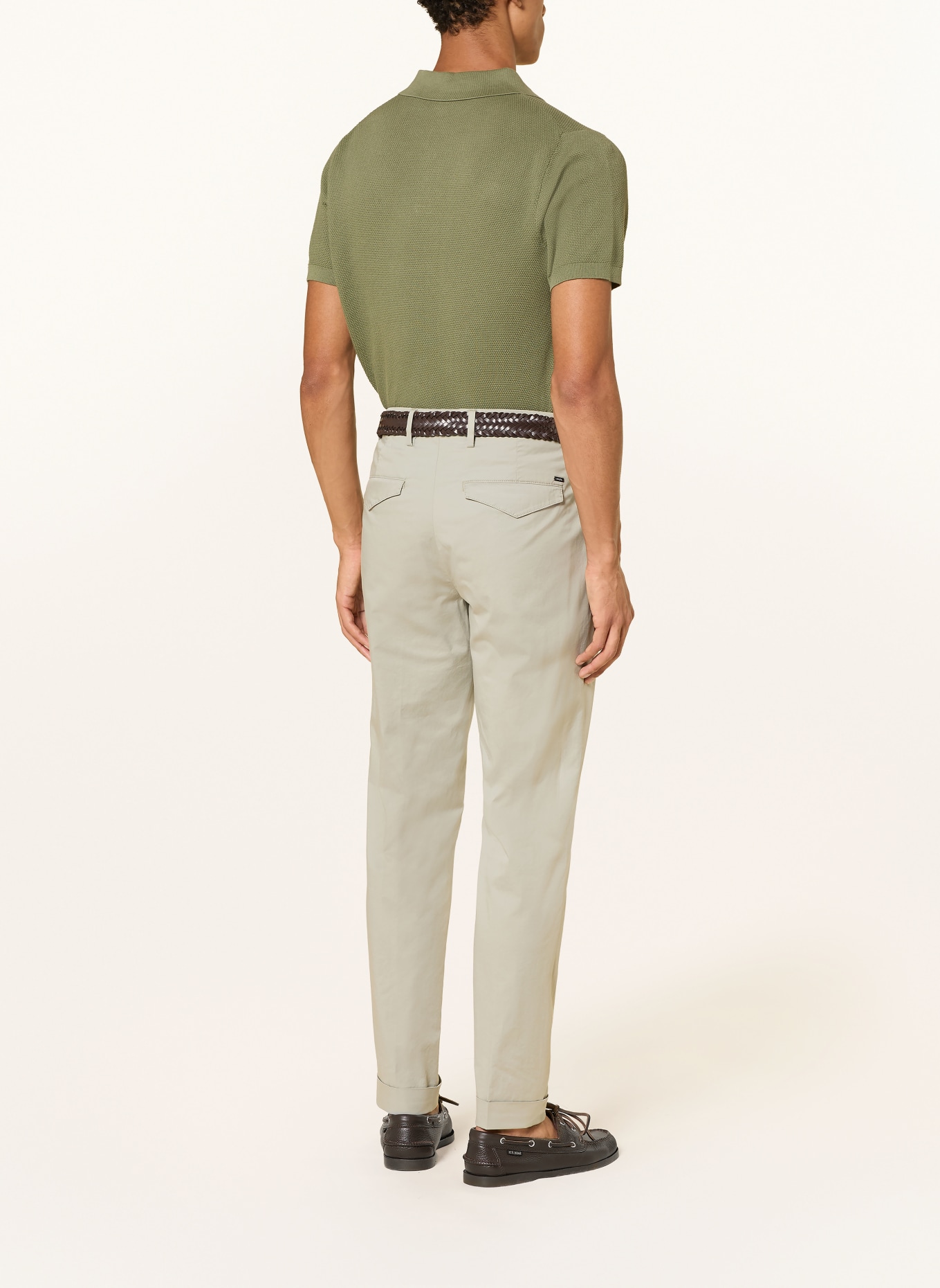 HILTL Spodnie ARMAC o regularnym kroju: JASNOZIELONY