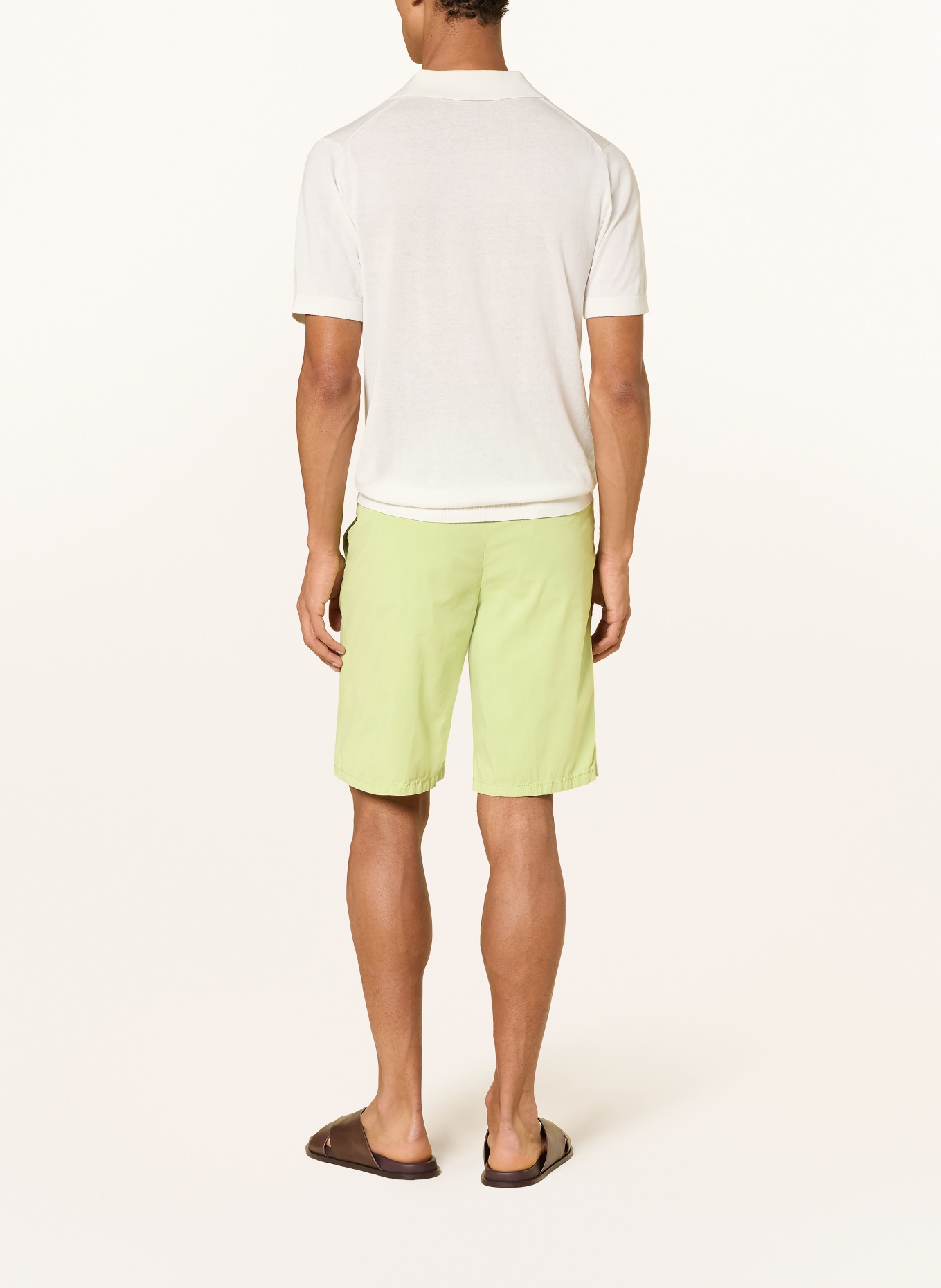 HILTL PARMINO Chinos Shorts: LIGHT GREEN
