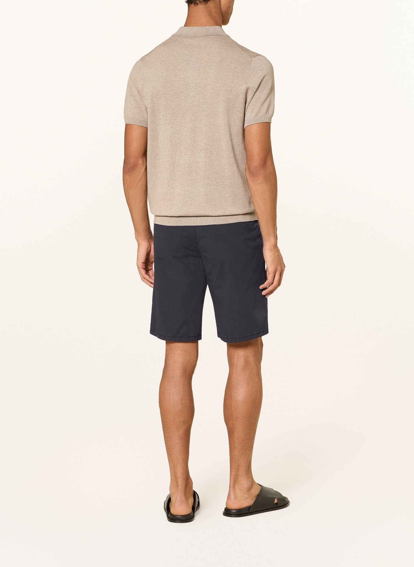 HILTL PARMINO Chinos Shorts: DARK BLUE