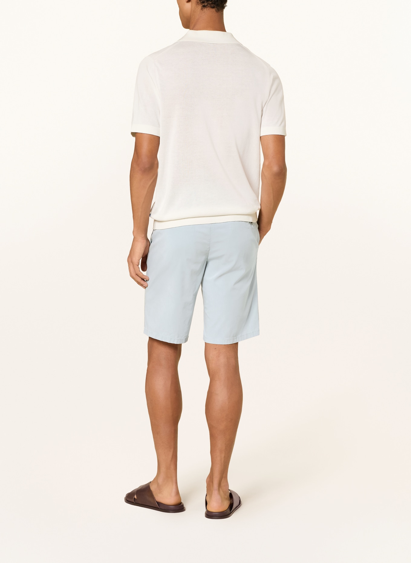 HILTL PARMINO Chinos Shorts: BLUE GRAY