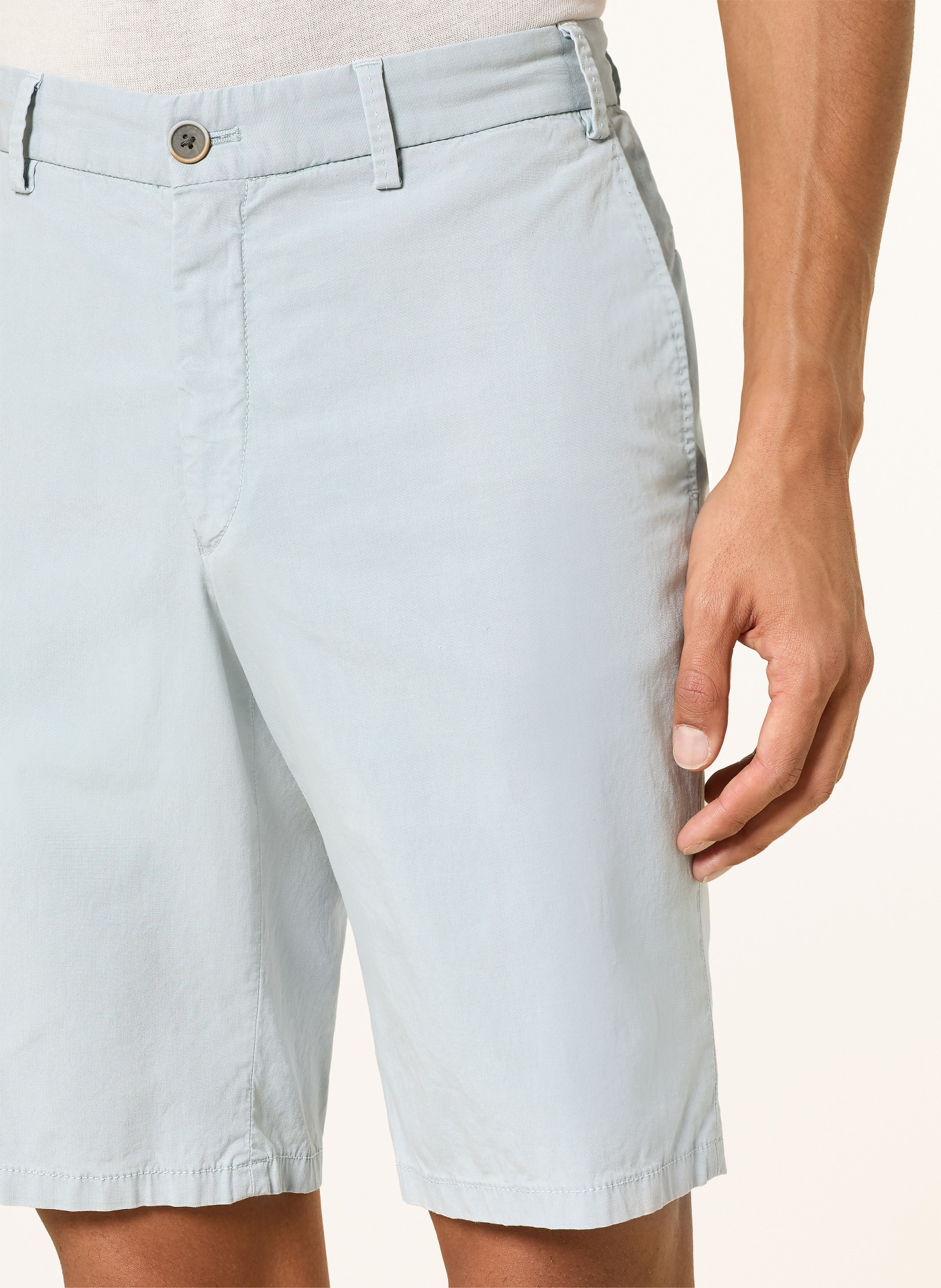 HILTL PARMINO Chinos Shorts: BLUE GRAY