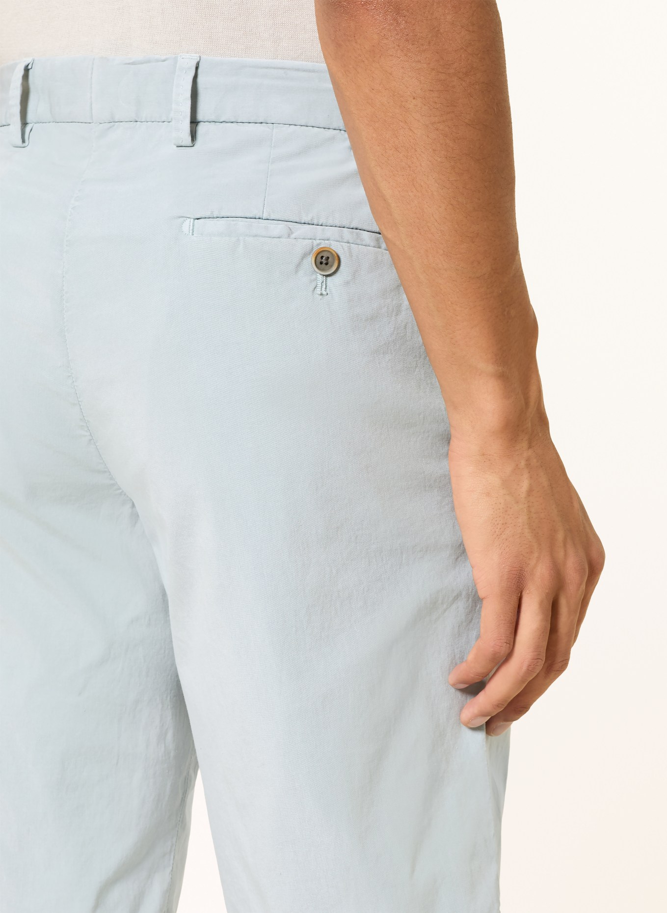 HILTL PARMINO Chinos Shorts: BLUE GRAY