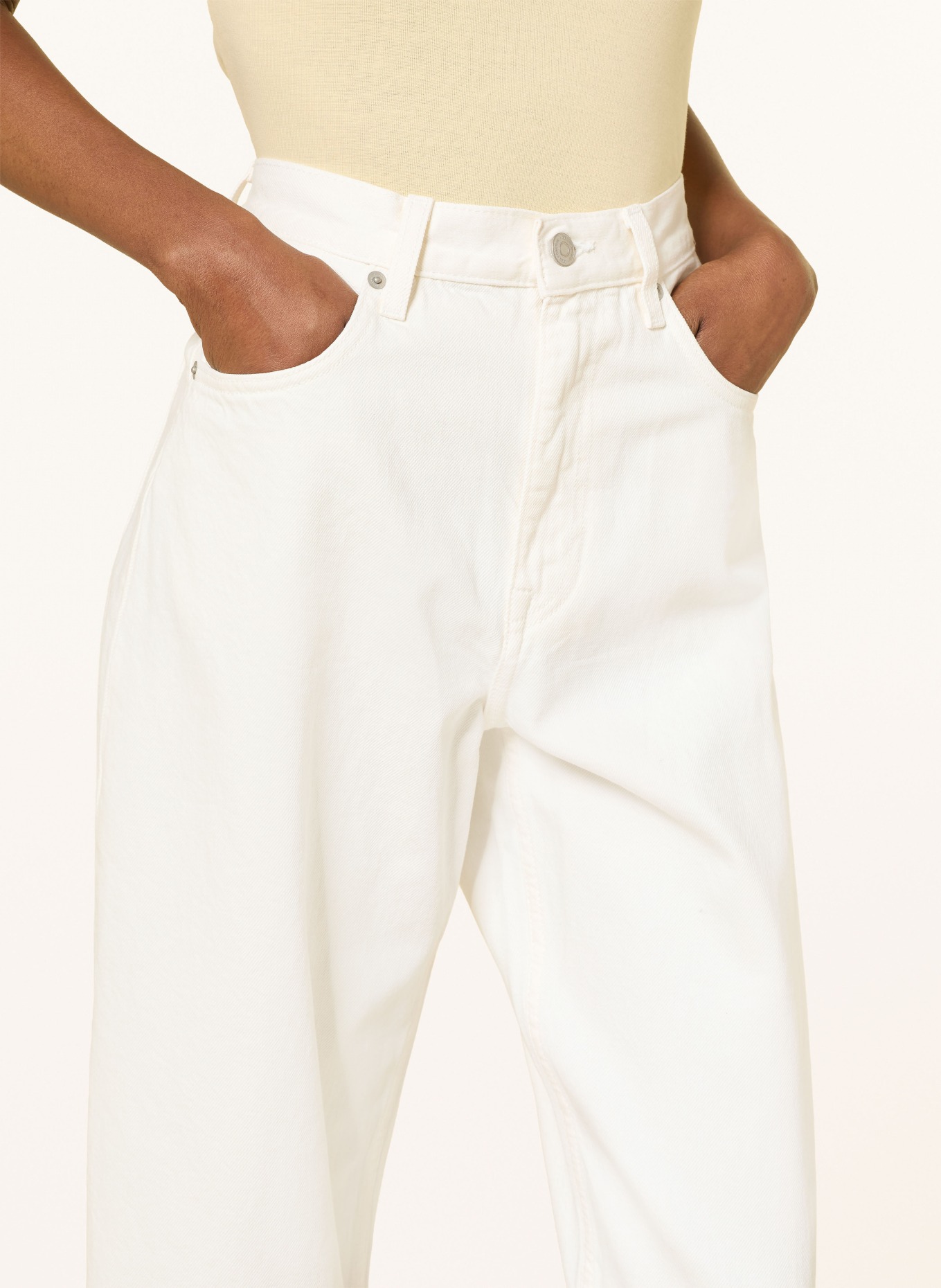 COS Straight Jeans: 011 WHITE