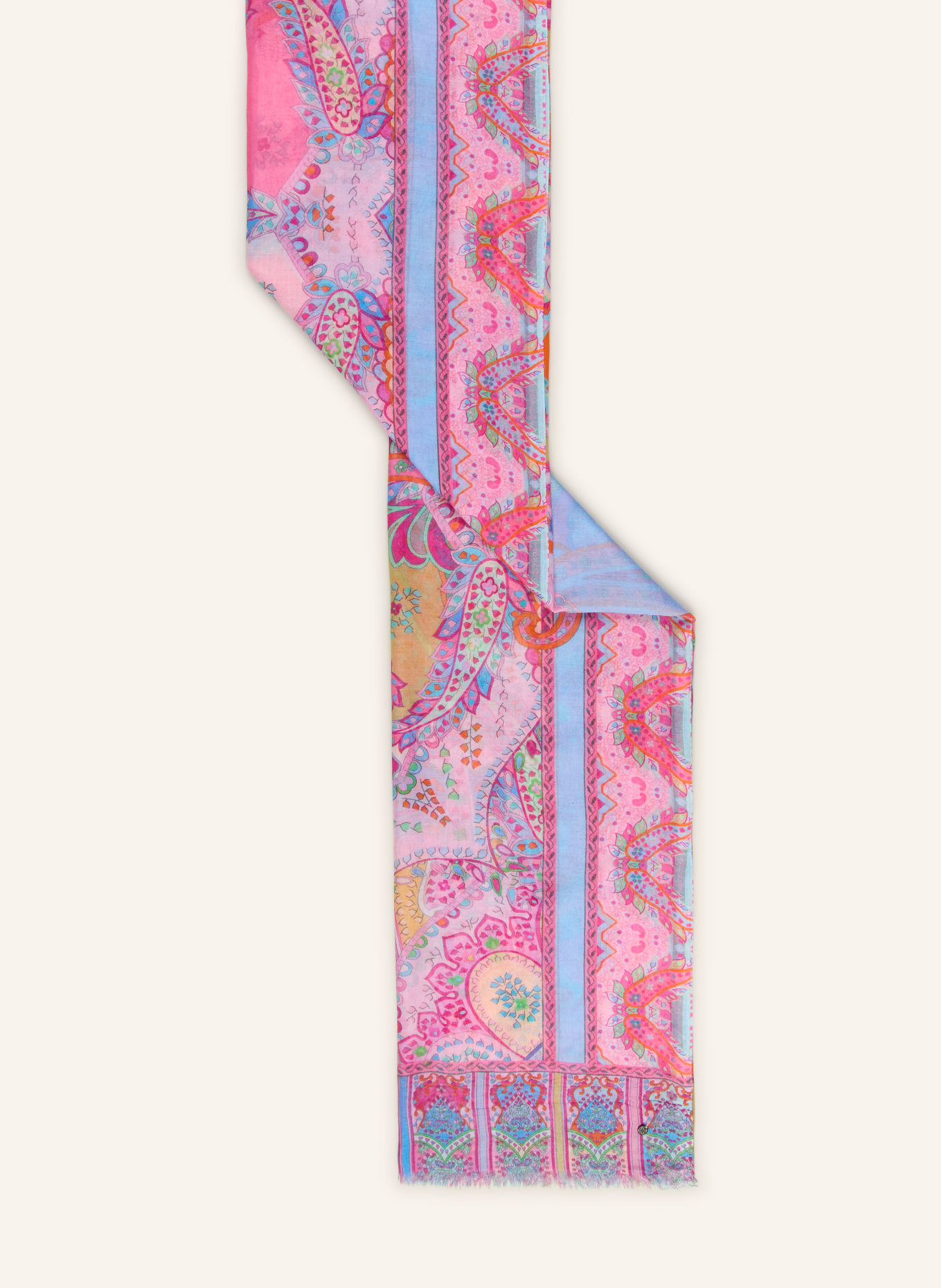 CODELLO Tuch: ROSA / ORANGE / HELLBLAU