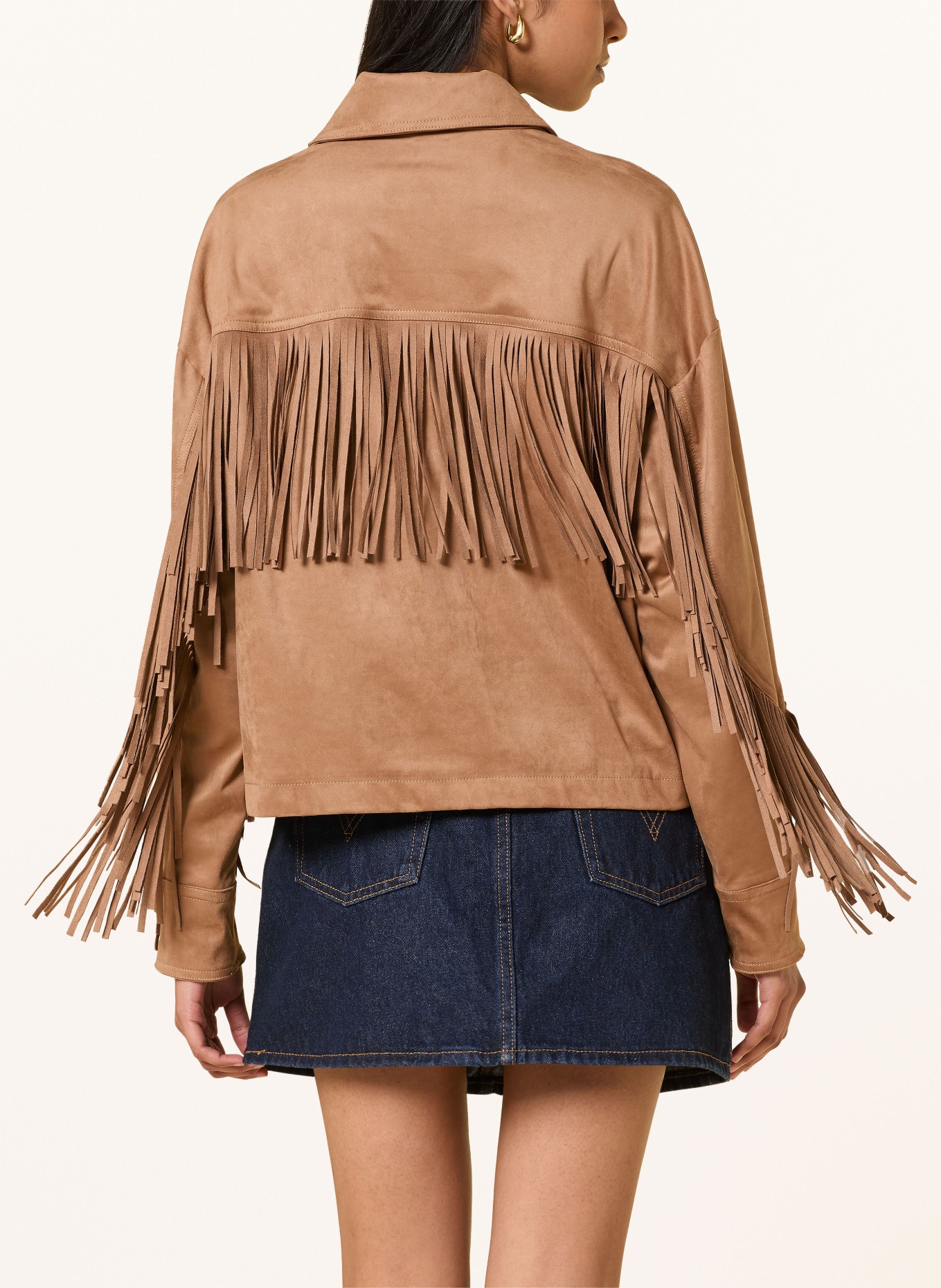 GUESS Jacke IBBY in Lederoptik: CAMEL