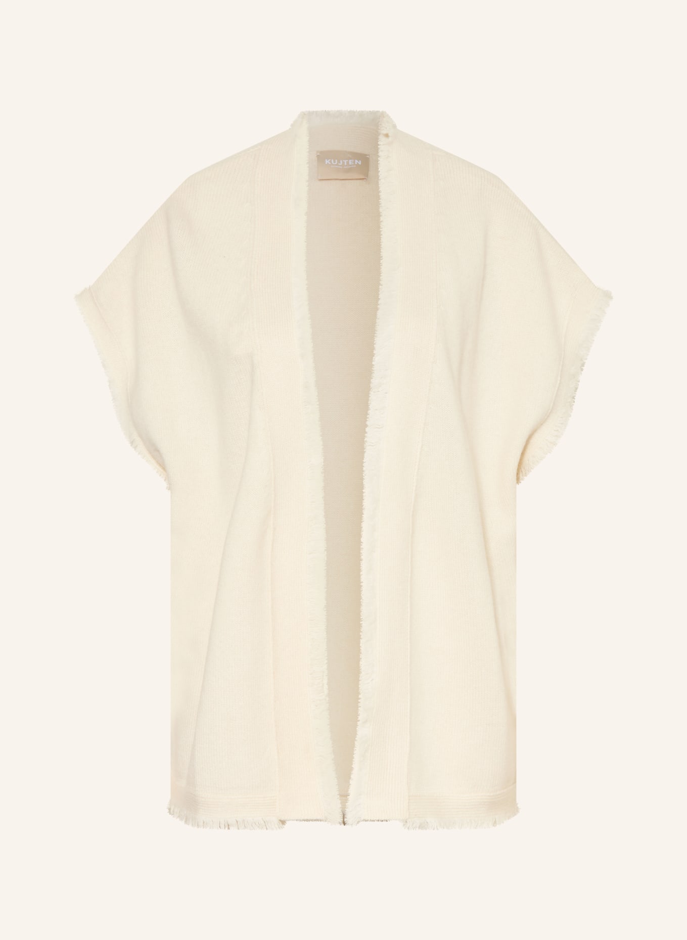 KUJTEN Strickhülle NESSA aus Cashmere: WEISS