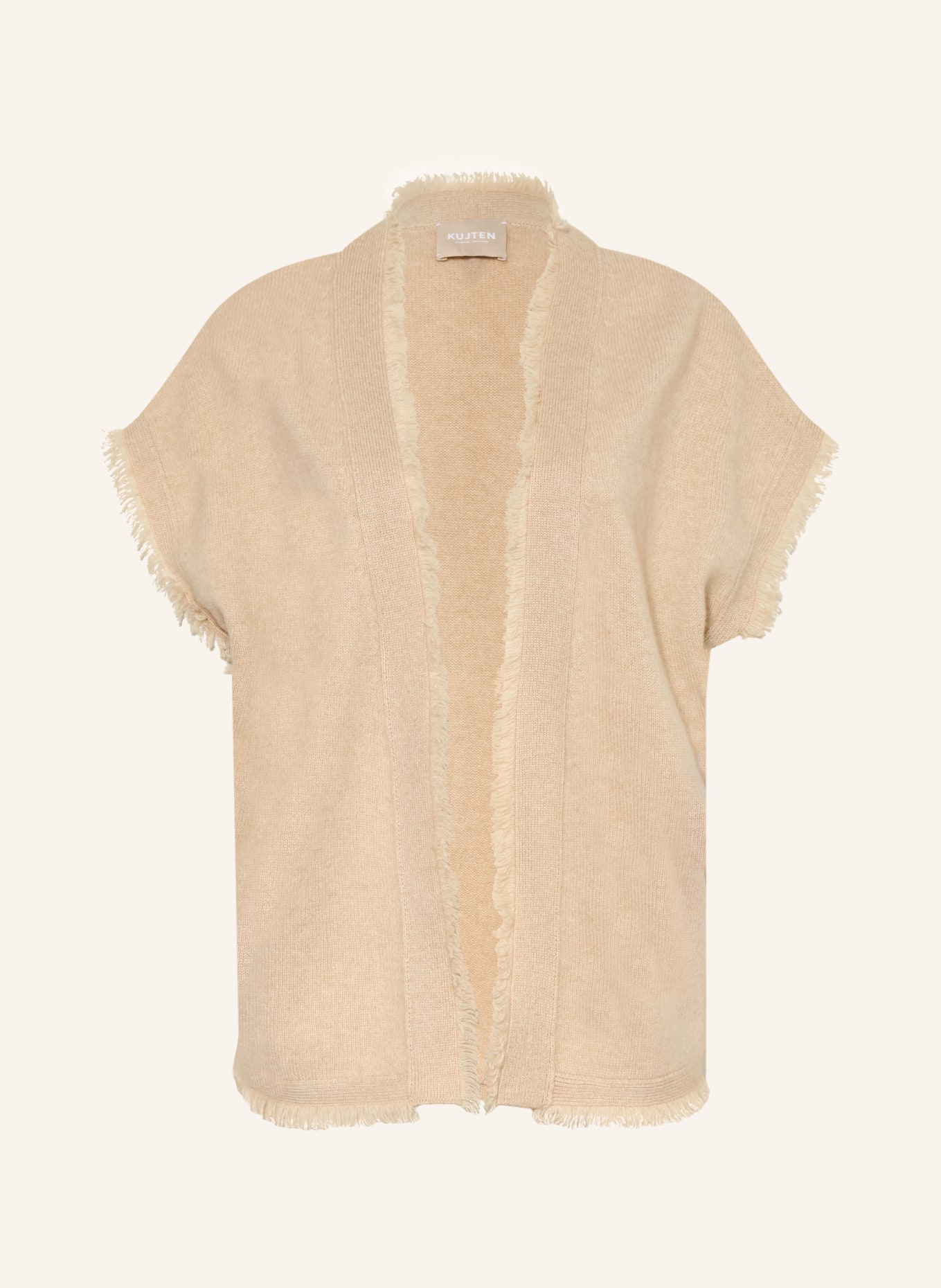 KUJTEN Strickhülle NESSA aus Cashmere: BEIGE